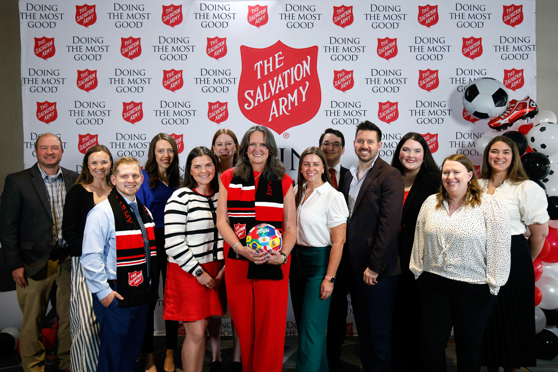 Corporate donors and other participants attend the Salvation Army, Kansas/Eastern Missouri Division's Civic Luncheon with  guest speaker, Matt Besler in Kansas City, Mo., Thursday, May 7, 2026.  (Photo/Colin E. Braley)