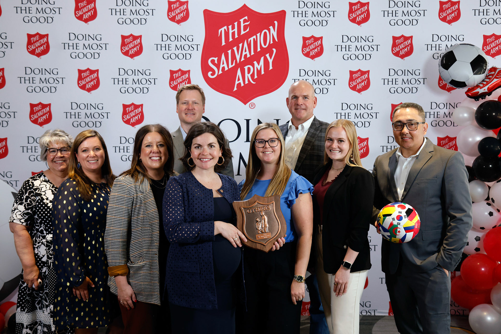 Corporate donors and other participants attend the Salvation Army, Kansas/Eastern Missouri Division's Civic Luncheon with  guest speaker, Matt Besler in Kansas City, Mo., Thursday, May 7, 2026.  (Photo/Colin E. Braley)