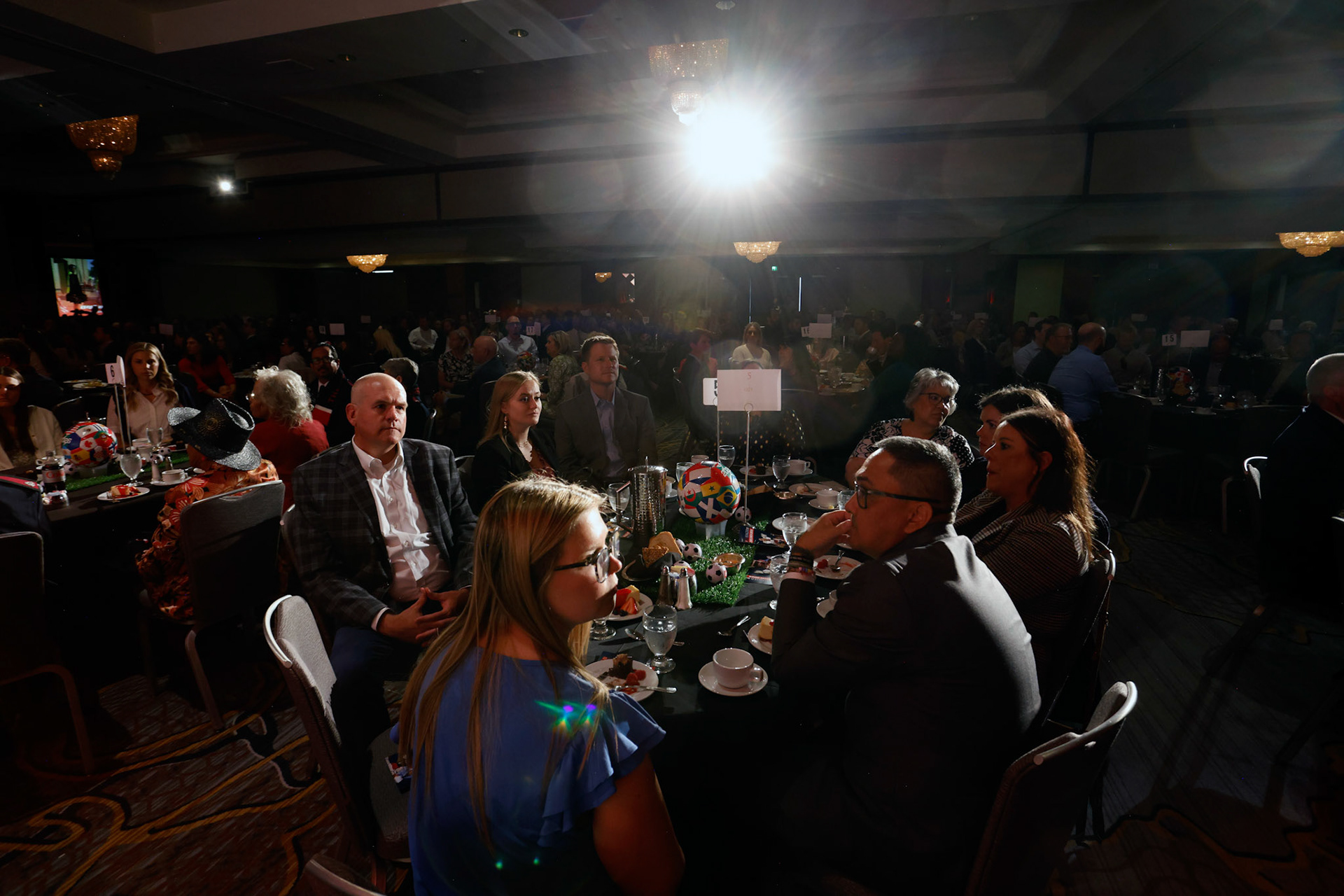 Corporate donors and other participants attend the Salvation Army, Kansas/Eastern Missouri Division's Civic Luncheon with  guest speaker, Matt Besler in Kansas City, Mo., Thursday, May 7, 2026.  (Photo/Colin E. Braley)
