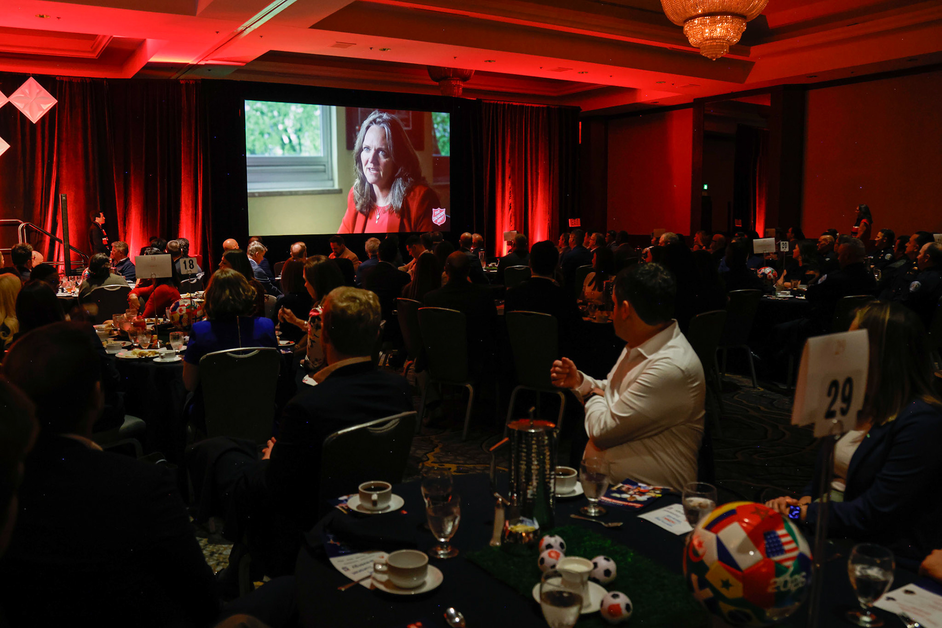 Corporate donors and other participants attend the Salvation Army, Kansas/Eastern Missouri Division's Civic Luncheon with  guest speaker, Matt Besler in Kansas City, Mo., Thursday, May 7, 2026.  (Photo/Colin E. Braley)