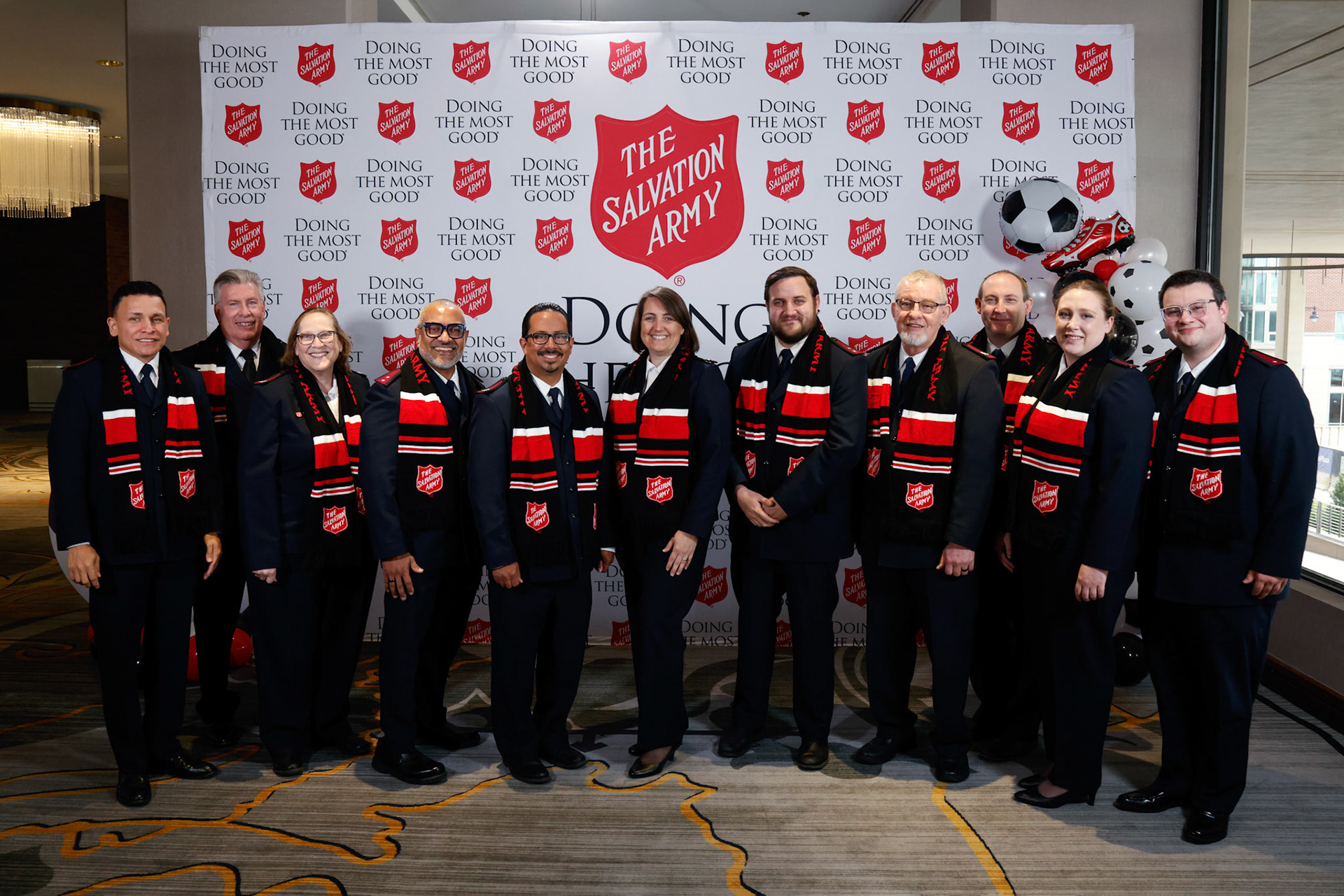 Corporate donors and other participants attend the Salvation Army, Kansas/Eastern Missouri Division's Civic Luncheon with  guest speaker, Matt Besler in Kansas City, Mo., Thursday, May 7, 2026.  (Photo/Colin E. Braley)
