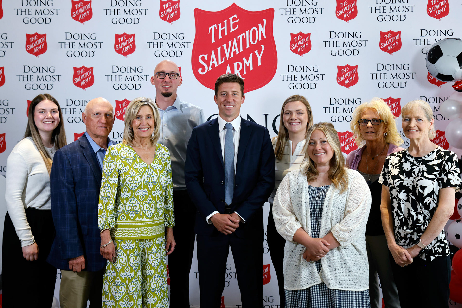 Corporate donors and other participants attend the Salvation Army, Kansas/Eastern Missouri Division's Civic Luncheon with  guest speaker, Matt Besler in Kansas City, Mo., Thursday, May 7, 2026.  (Photo/Colin E. Braley)