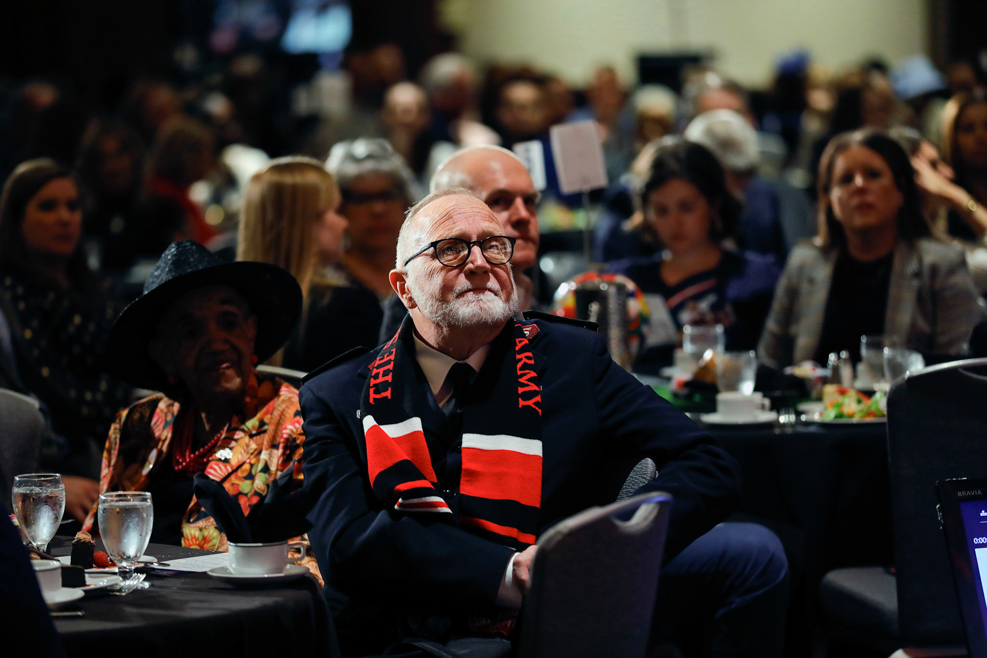 Corporate donors and other participants attend the Salvation Army, Kansas/Eastern Missouri Division's Civic Luncheon with  guest speaker, Matt Besler in Kansas City, Mo., Thursday, May 7, 2026.  (Photo/Colin E. Braley)