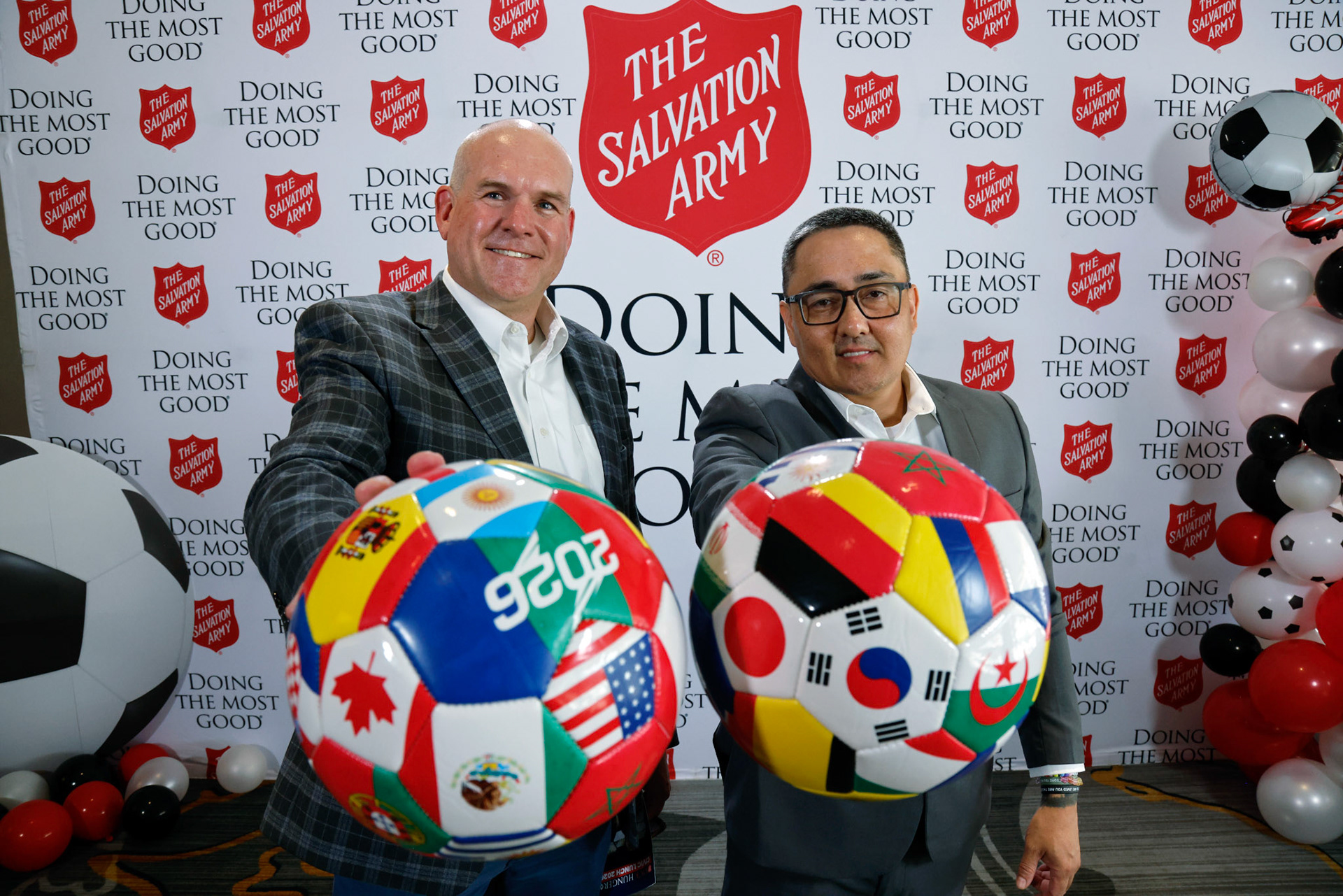 Corporate donors and other participants attend the Salvation Army, Kansas/Eastern Missouri Division's Civic Luncheon with  guest speaker, Matt Besler in Kansas City, Mo., Thursday, May 7, 2026.  (Photo/Colin E. Braley)