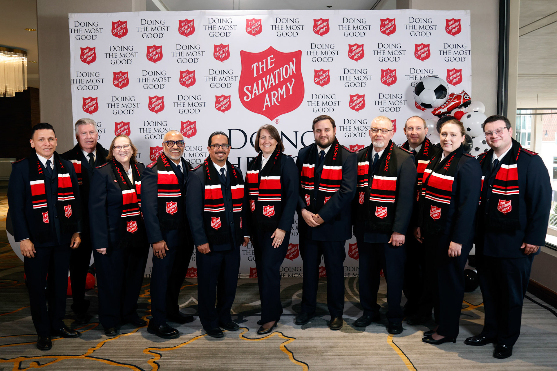 Corporate donors and other participants attend the Salvation Army, Kansas/Eastern Missouri Division's Civic Luncheon with  guest speaker, Matt Besler in Kansas City, Mo., Thursday, May 7, 2026.  (Photo/Colin E. Braley)