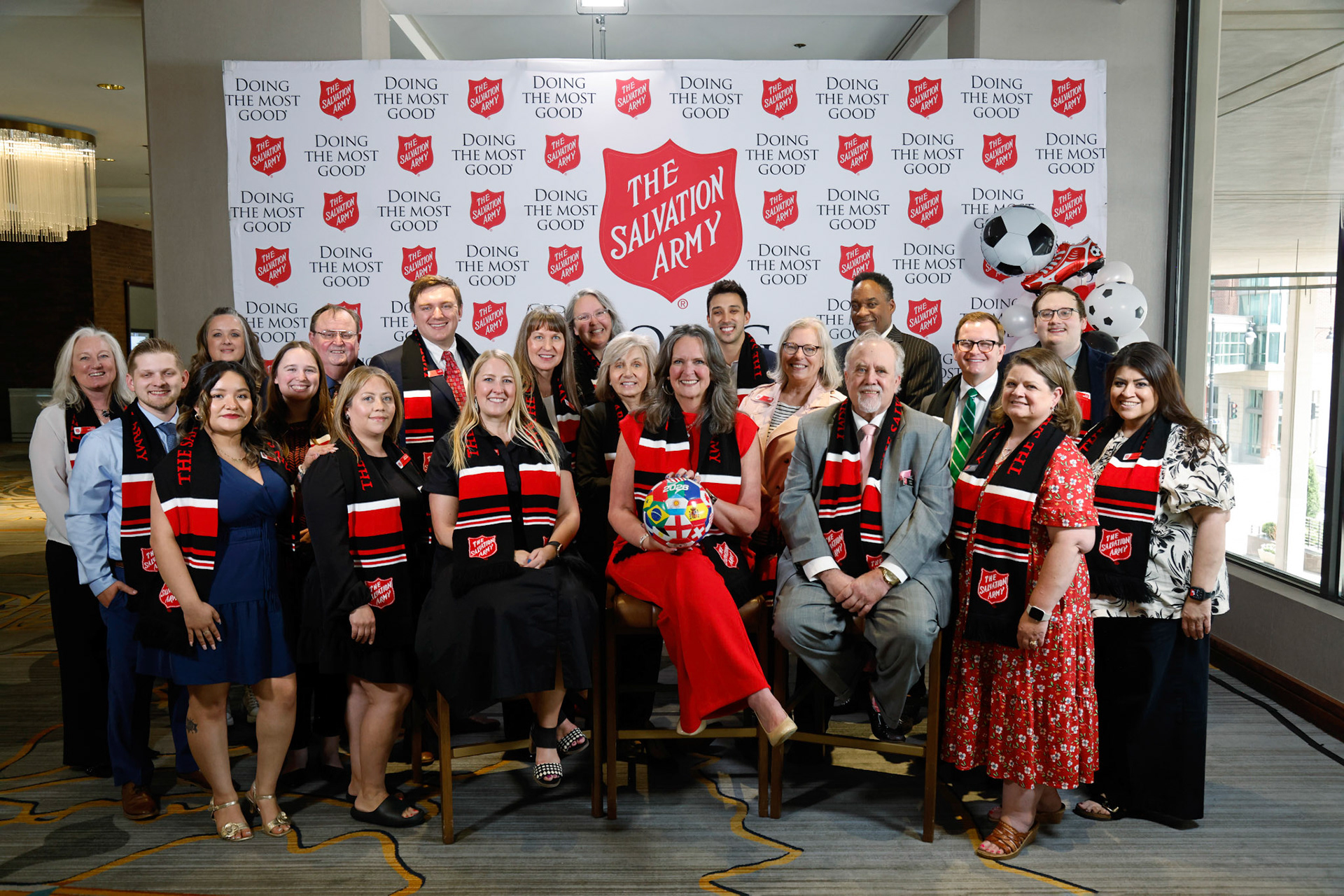 Corporate donors and other participants attend the Salvation Army, Kansas/Eastern Missouri Division's Civic Luncheon with  guest speaker, Matt Besler in Kansas City, Mo., Thursday, May 7, 2026.  (Photo/Colin E. Braley)
