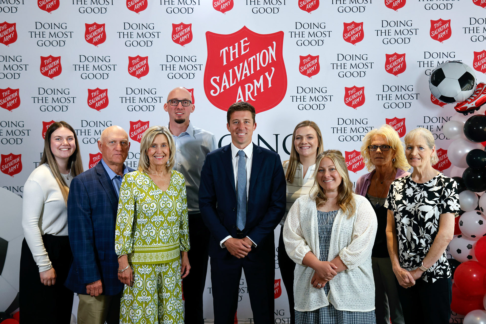 Corporate donors and other participants attend the Salvation Army, Kansas/Eastern Missouri Division's Civic Luncheon with  guest speaker, Matt Besler in Kansas City, Mo., Thursday, May 7, 2026.  (Photo/Colin E. Braley)