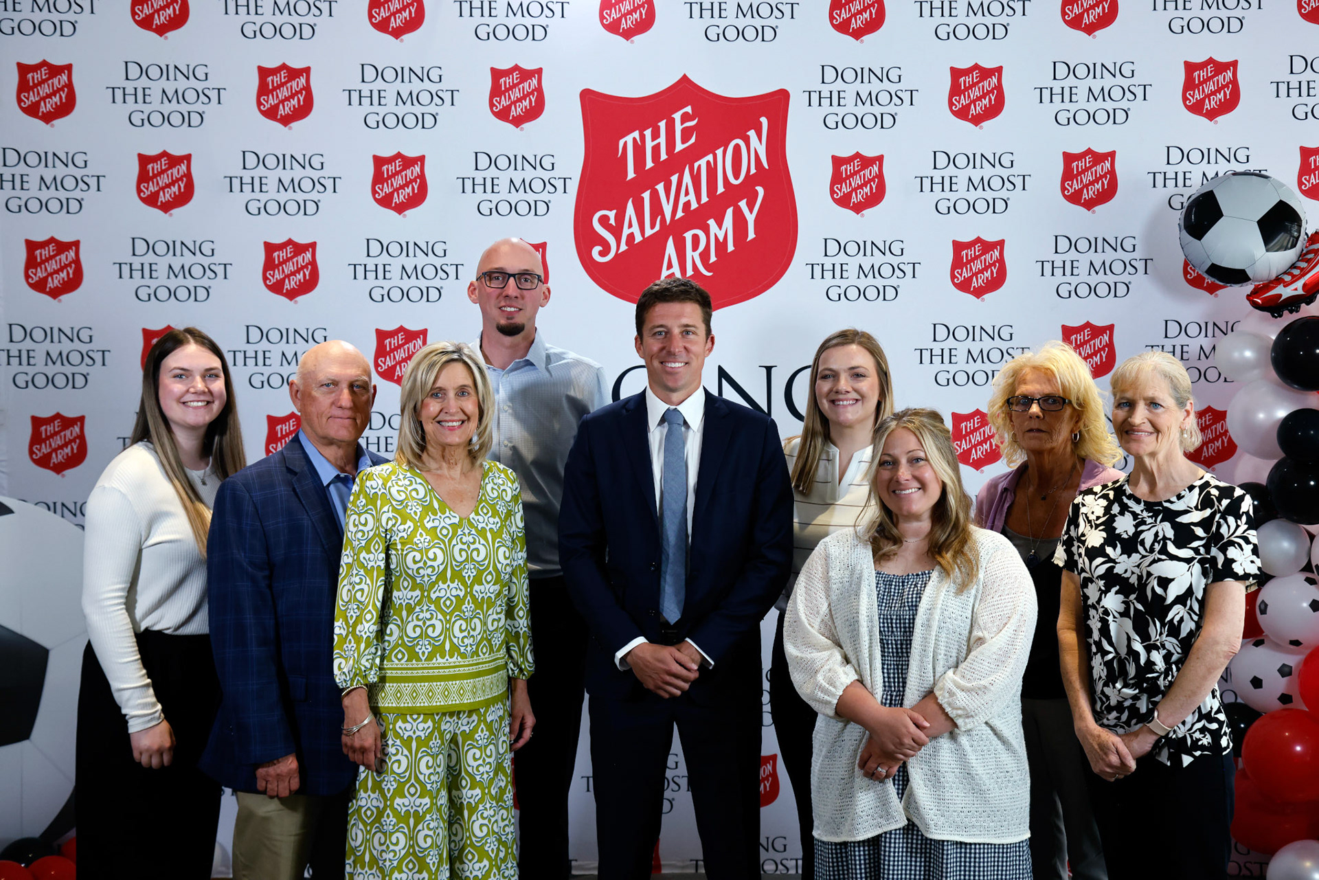 Corporate donors and other participants attend the Salvation Army, Kansas/Eastern Missouri Division's Civic Luncheon with  guest speaker, Matt Besler in Kansas City, Mo., Thursday, May 7, 2026.  (Photo/Colin E. Braley)