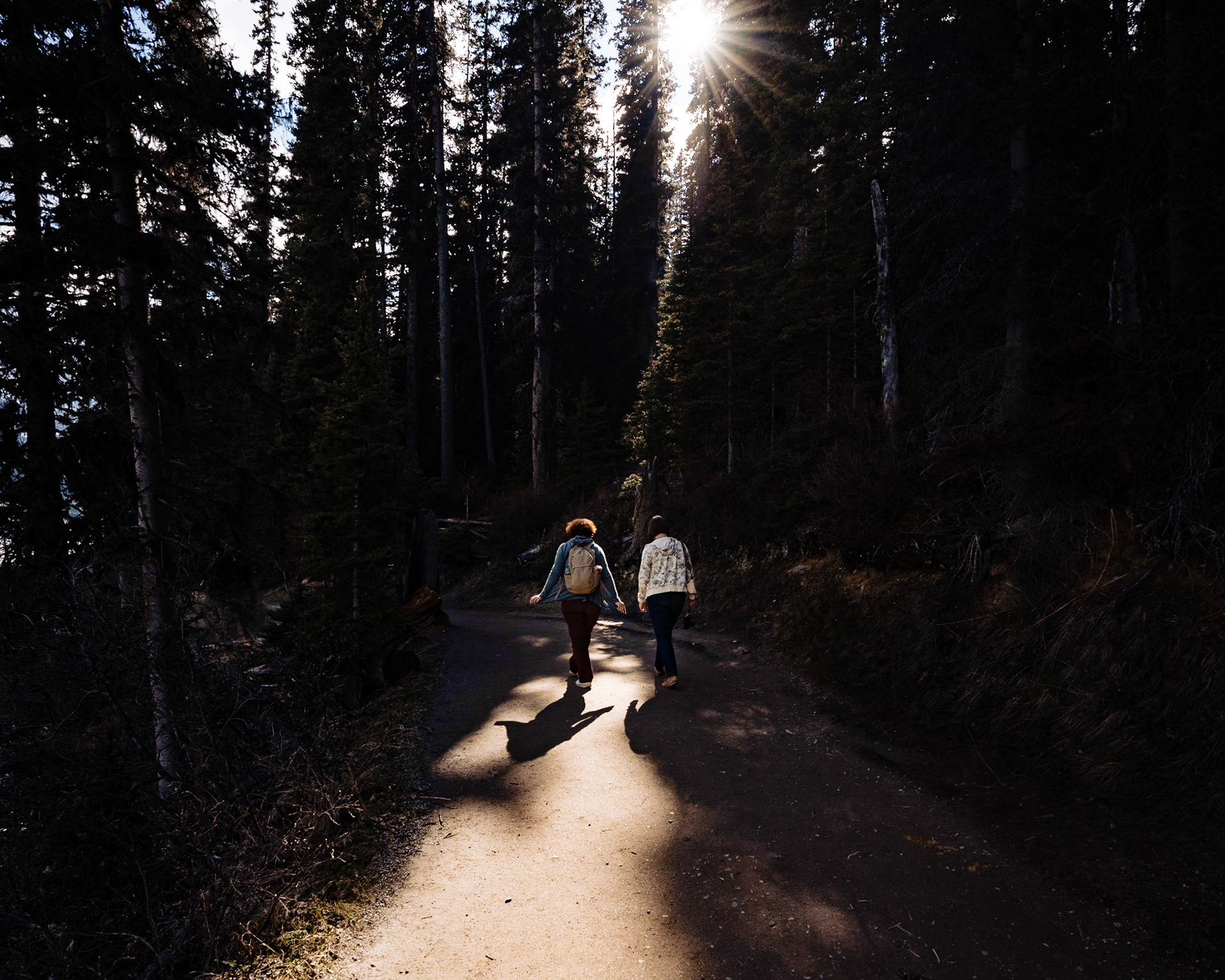 Hiking at Lake Louise