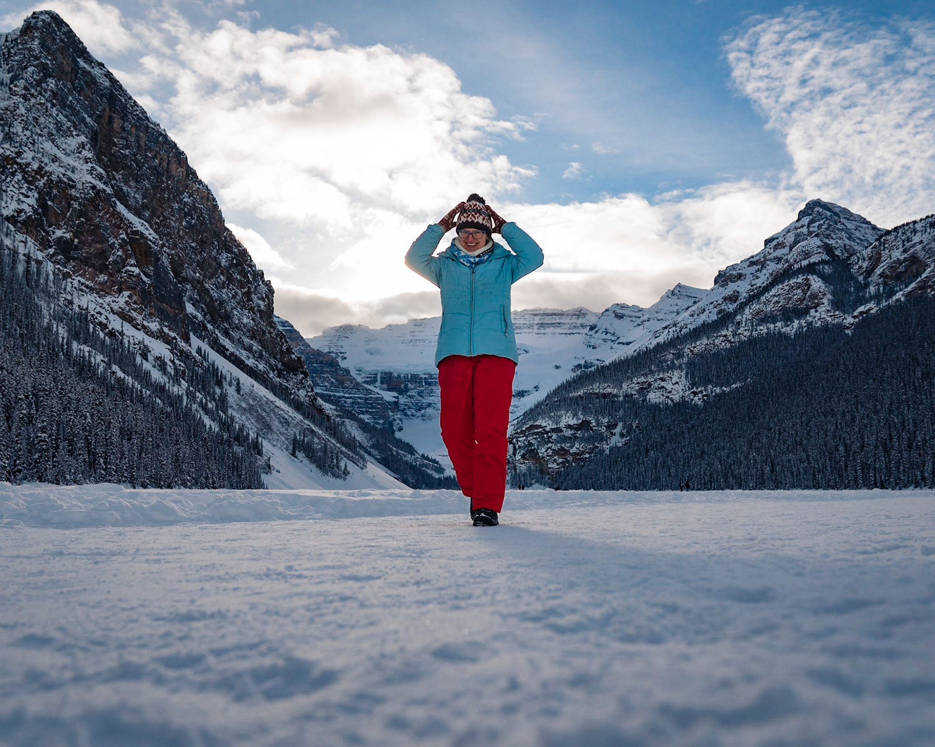 Olena at Lake Louise
