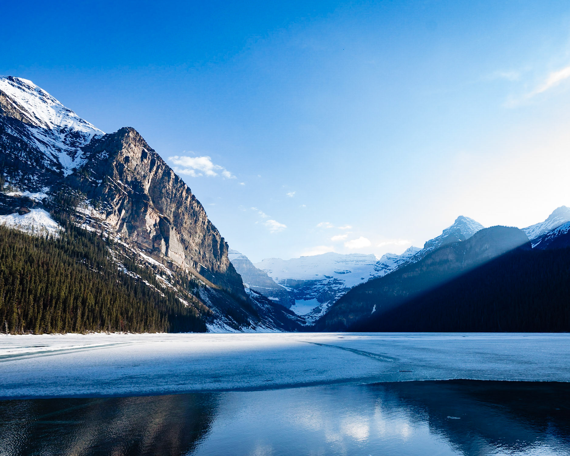 Sunset at Lake Louise