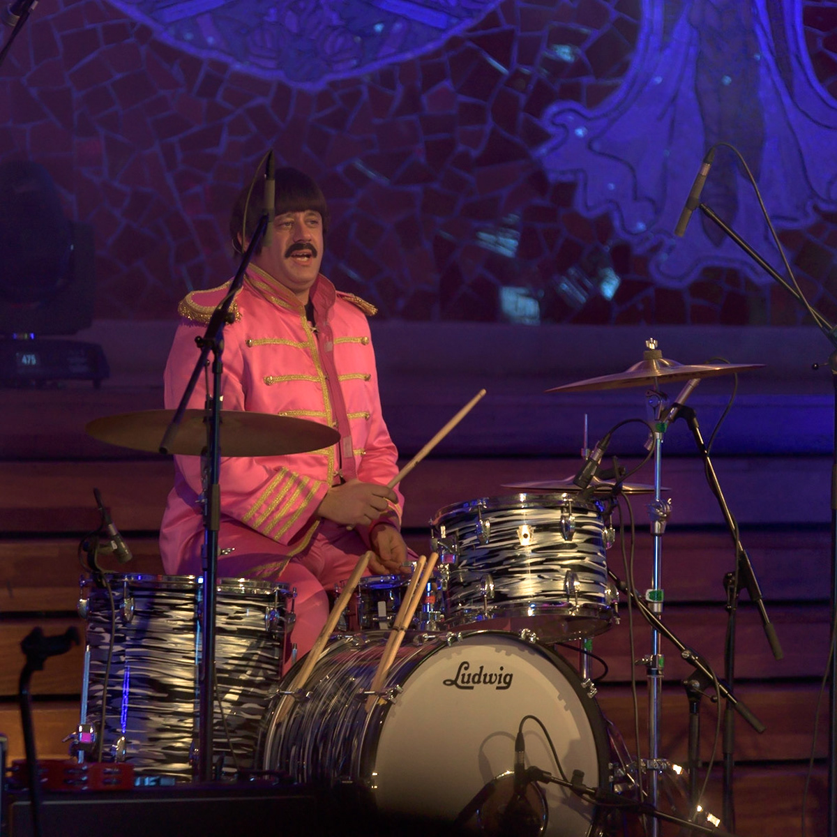 The Mersey Beatles @merseybeatles performing a tribute to “The Beatles” at @palaumusicacat