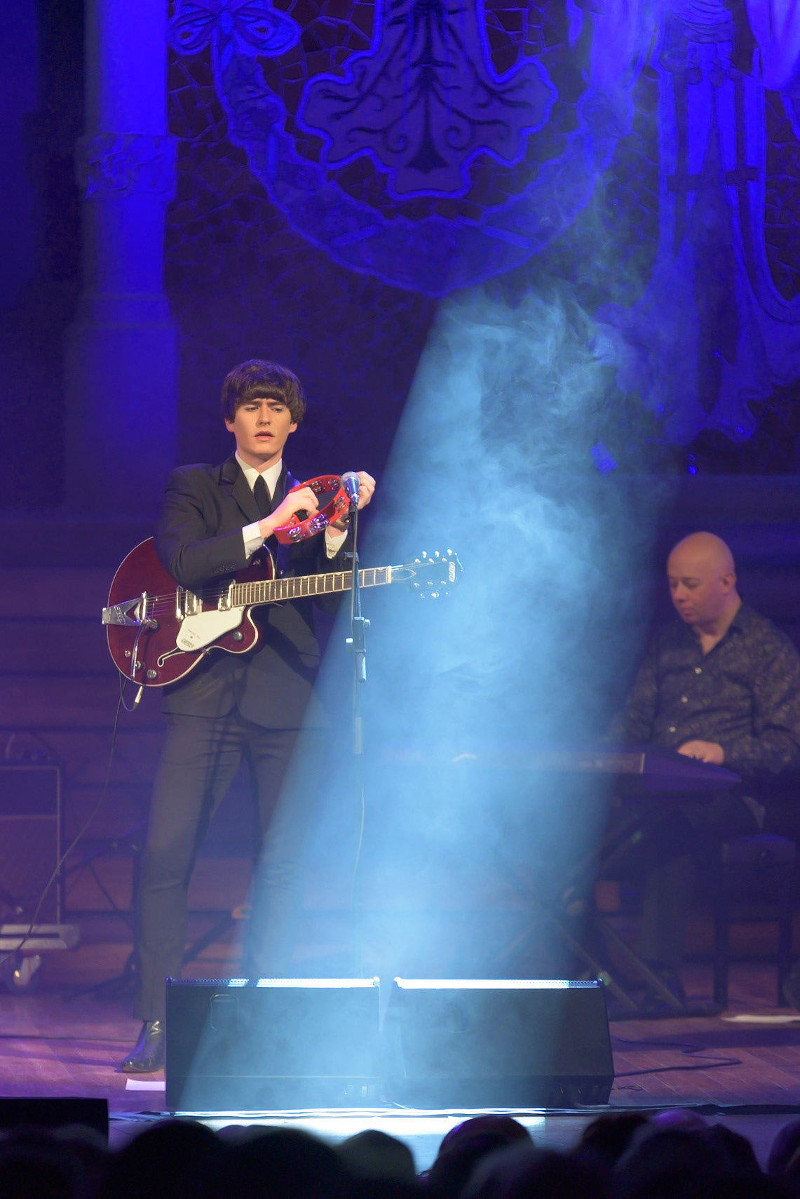 The Mersey Beatles @merseybeatles performing a tribute to “The Beatles” at @palaumusicacat