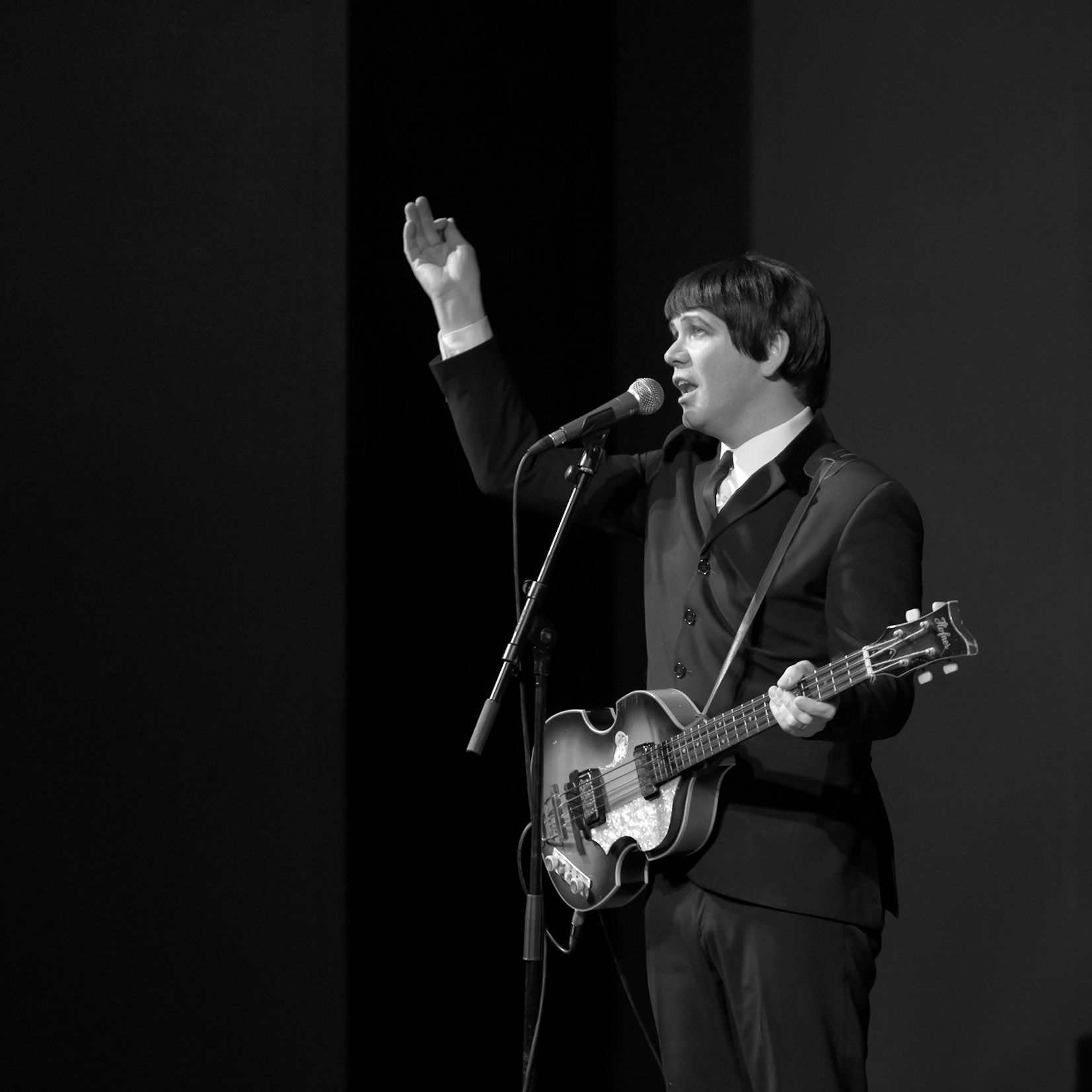 The Mersey Beatles @merseybeatles performing a tribute to “The Beatles” at @palaumusicacat