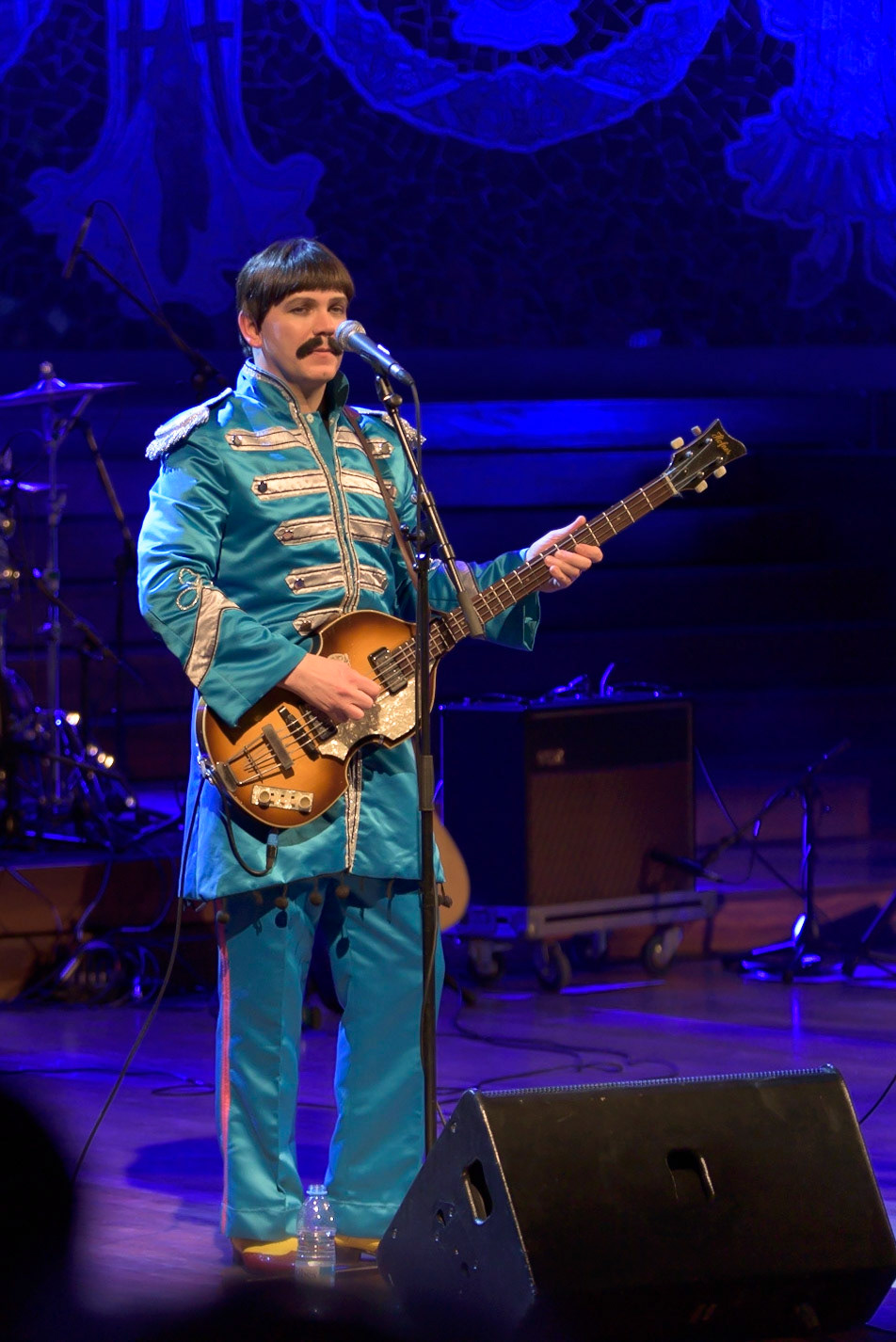The Mersey Beatles @merseybeatles performing a tribute to “The Beatles” at @palaumusicacat
