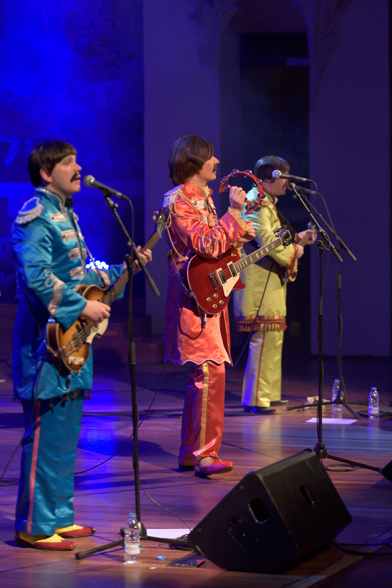 The Mersey Beatles @merseybeatles performing a tribute to “The Beatles” at @palaumusicacat