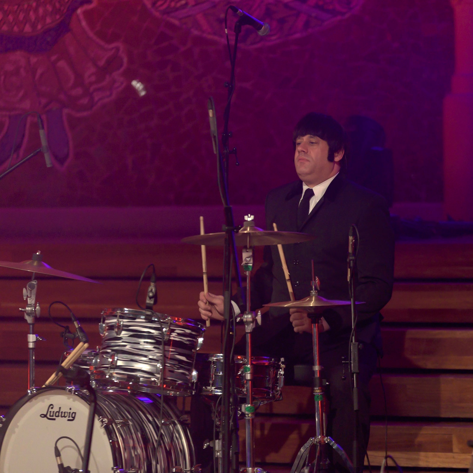 The Mersey Beatles @merseybeatles performing a tribute to “The Beatles” at @palaumusicacat
