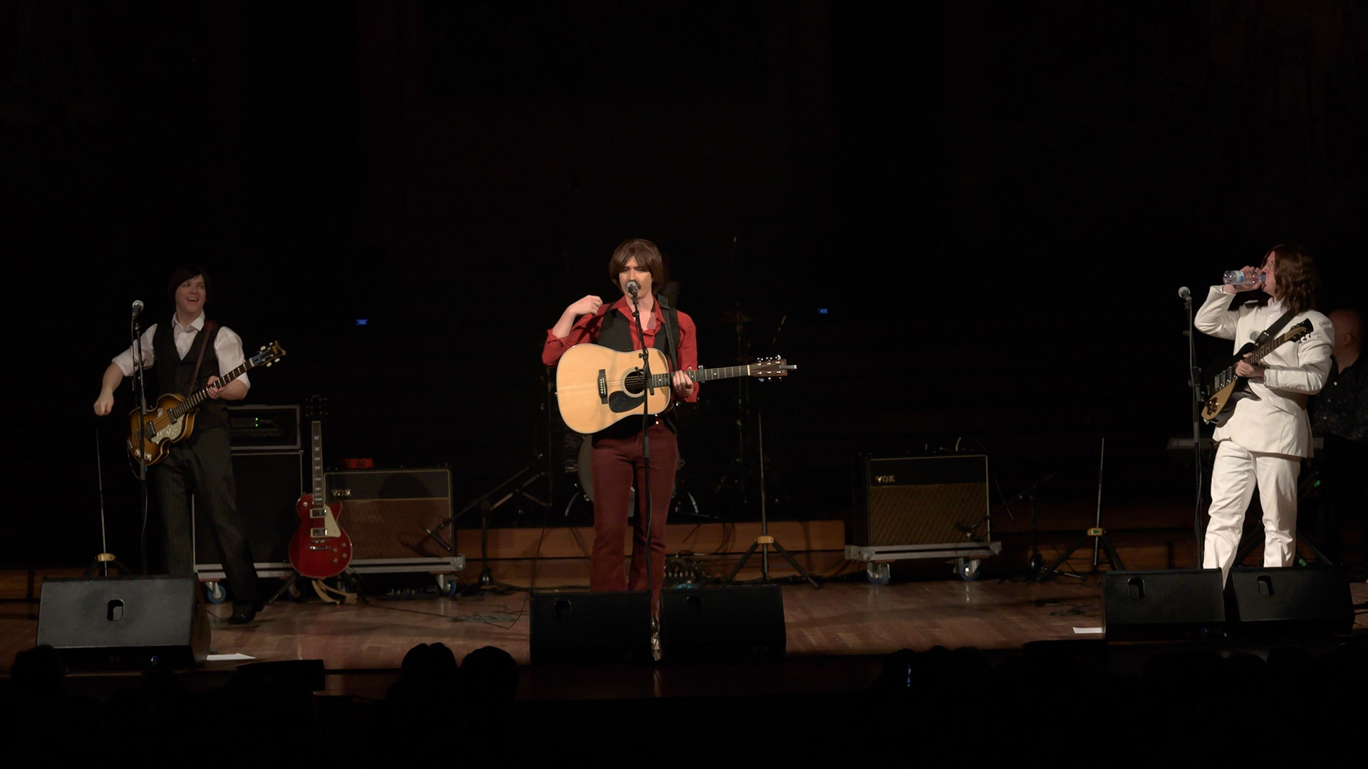 The Mersey Beatles @merseybeatles performing a tribute to “The Beatles” at @palaumusicacat