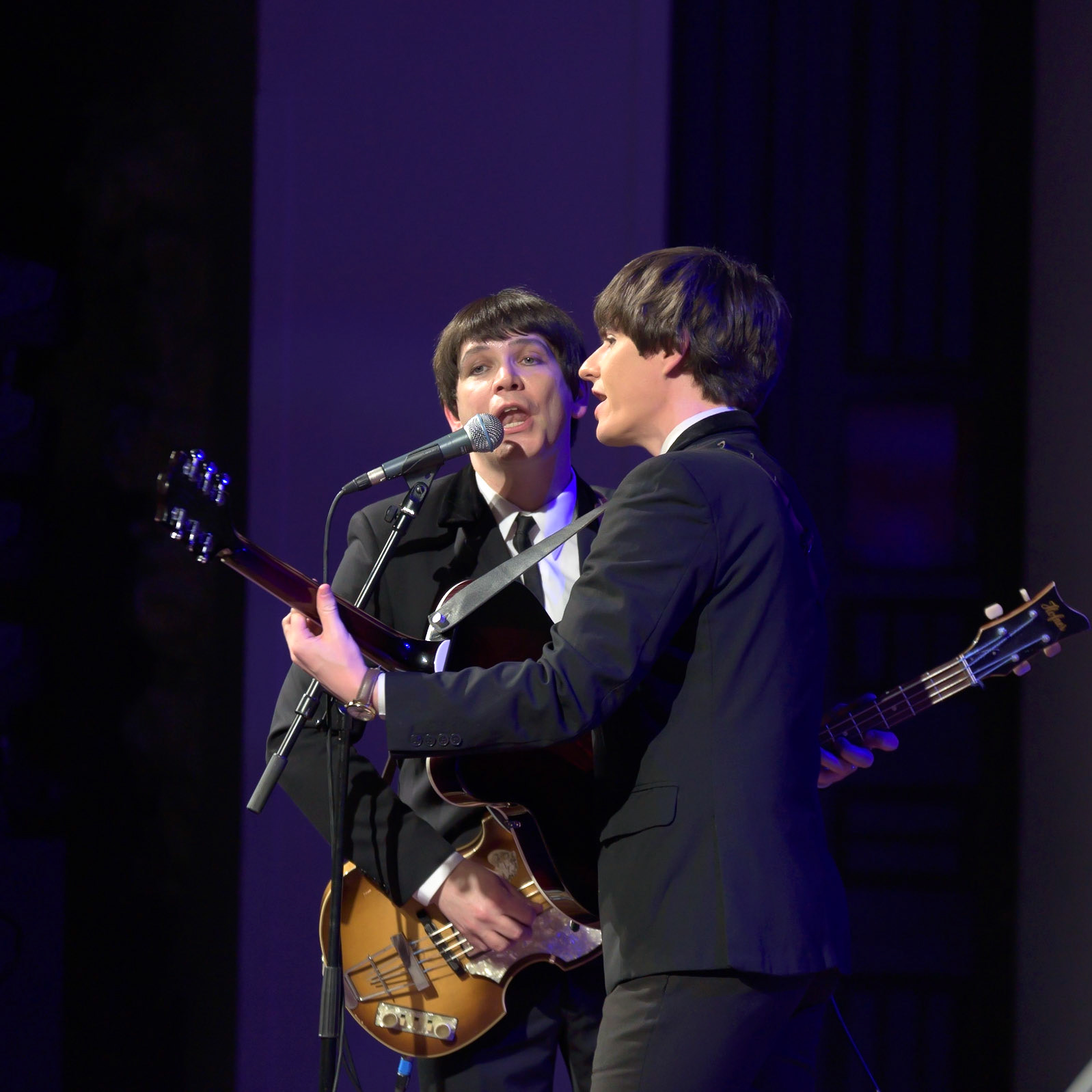The Mersey Beatles @merseybeatles performing a tribute to “The Beatles” at @palaumusicacat