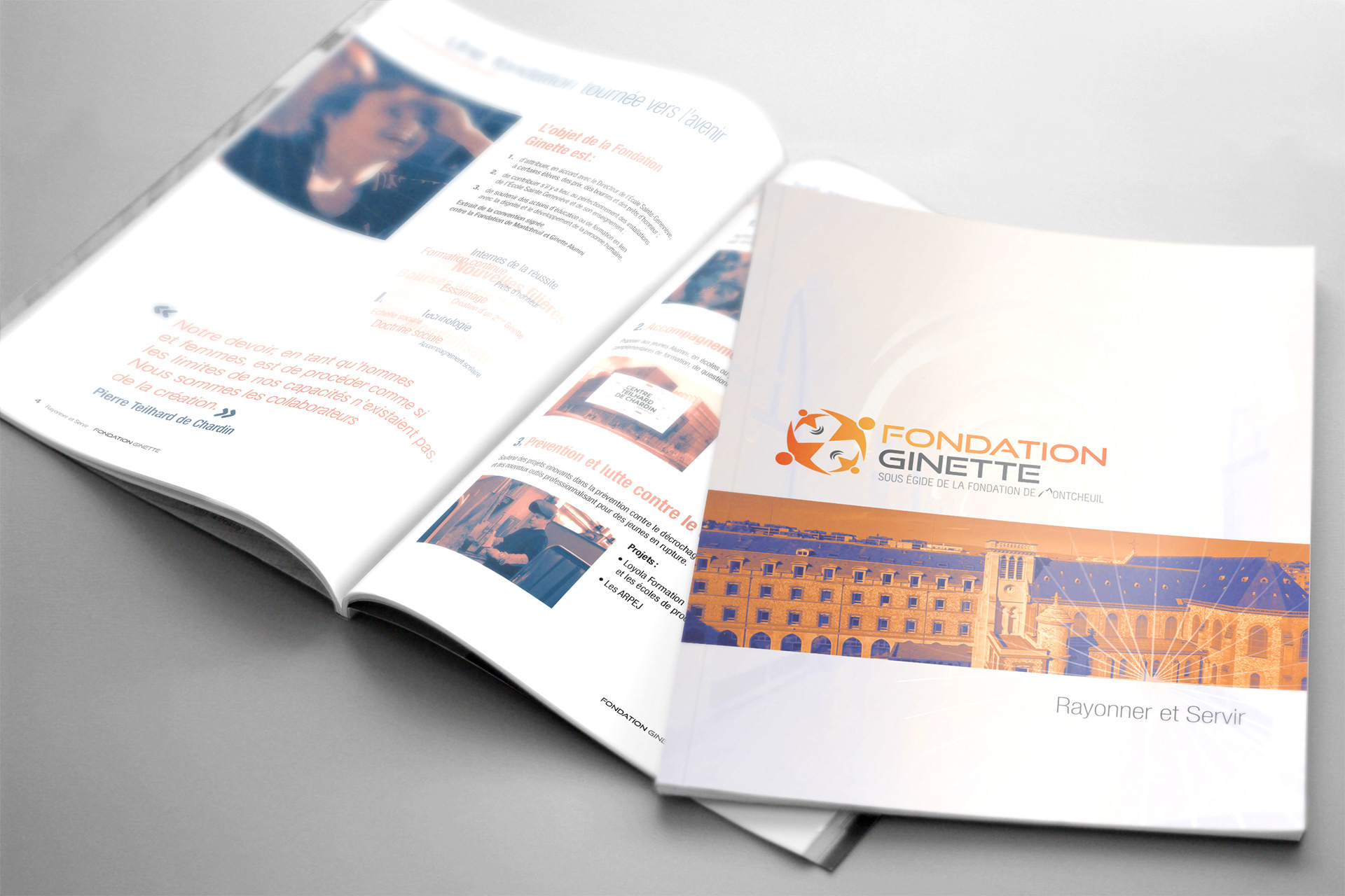 Fondation Ginette • Plaquette 12 pages