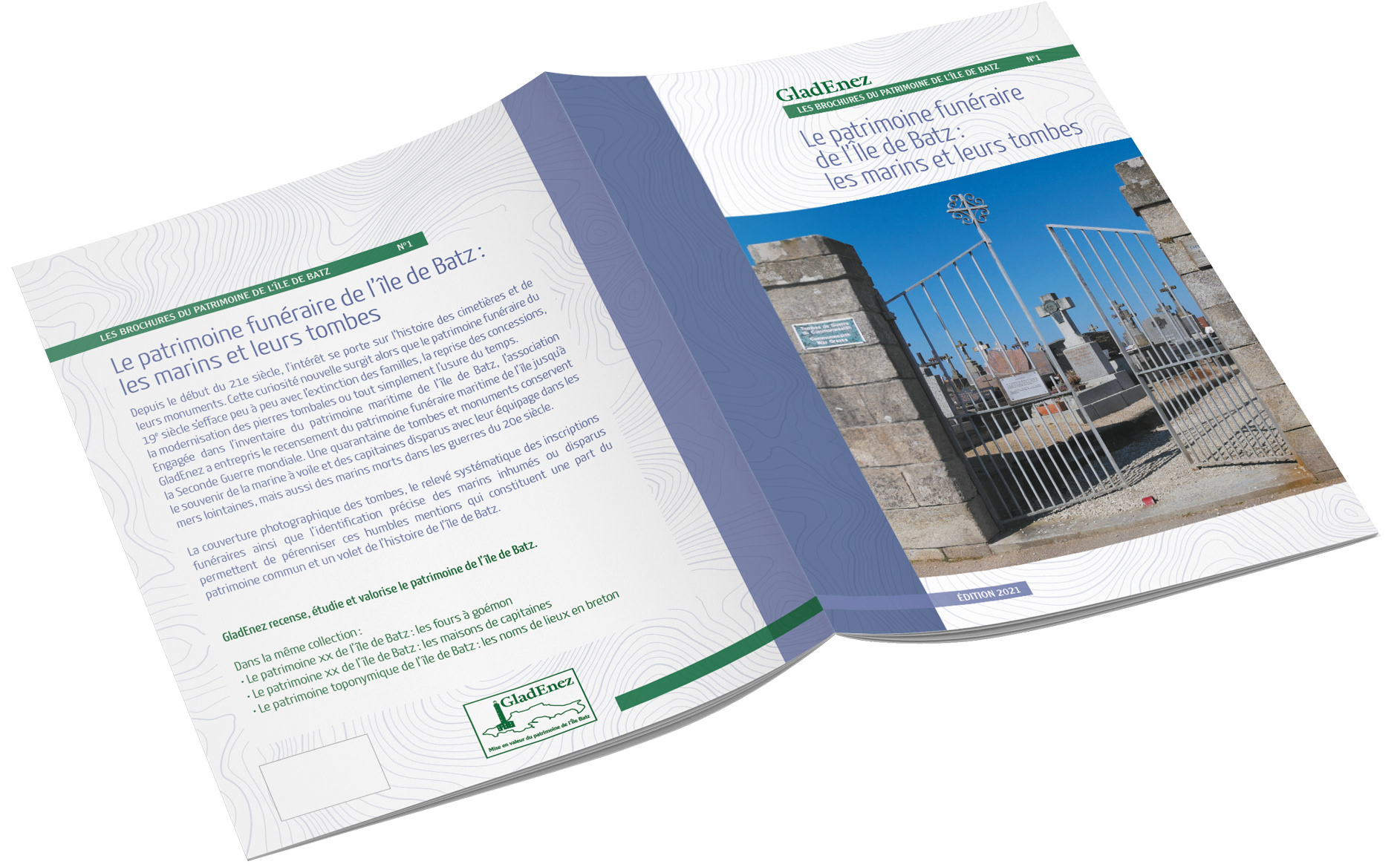 Brochure Association Glad Enez pour la sauvegarde et la mise en valeur du patrimoine de l'Ile de Batz