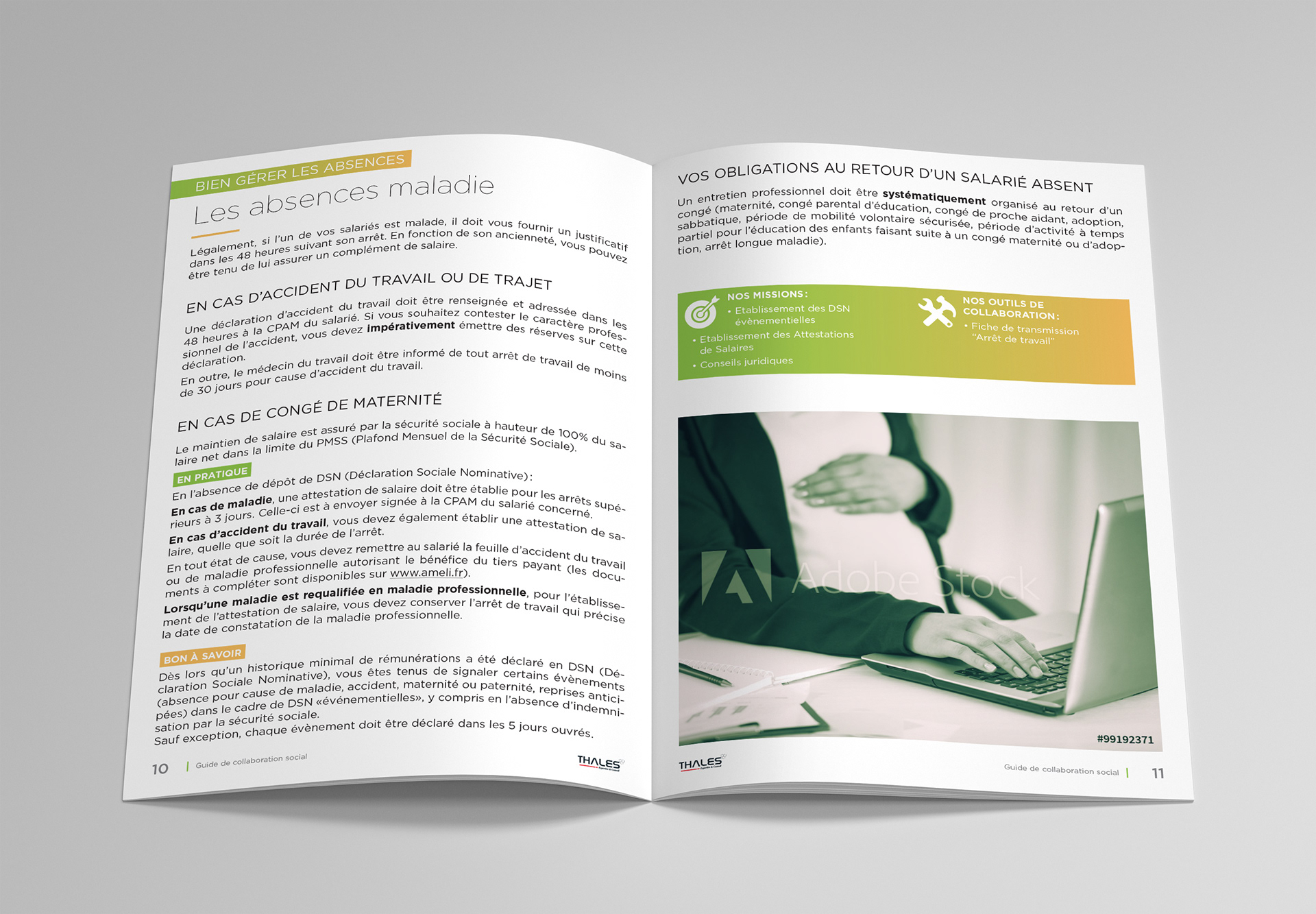 THALES • Guides de collaboration • Volet social