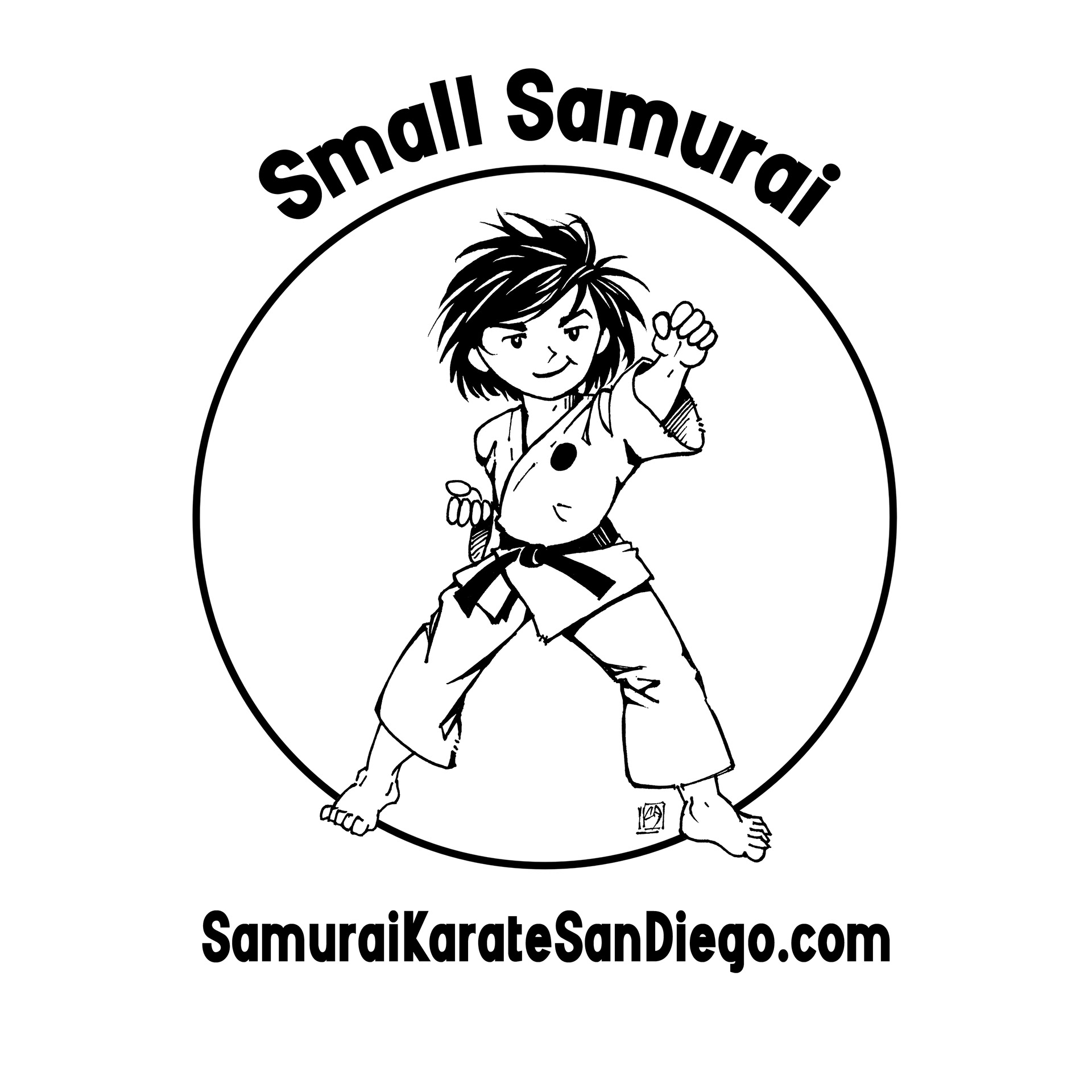 Small Samurai t-shirt design