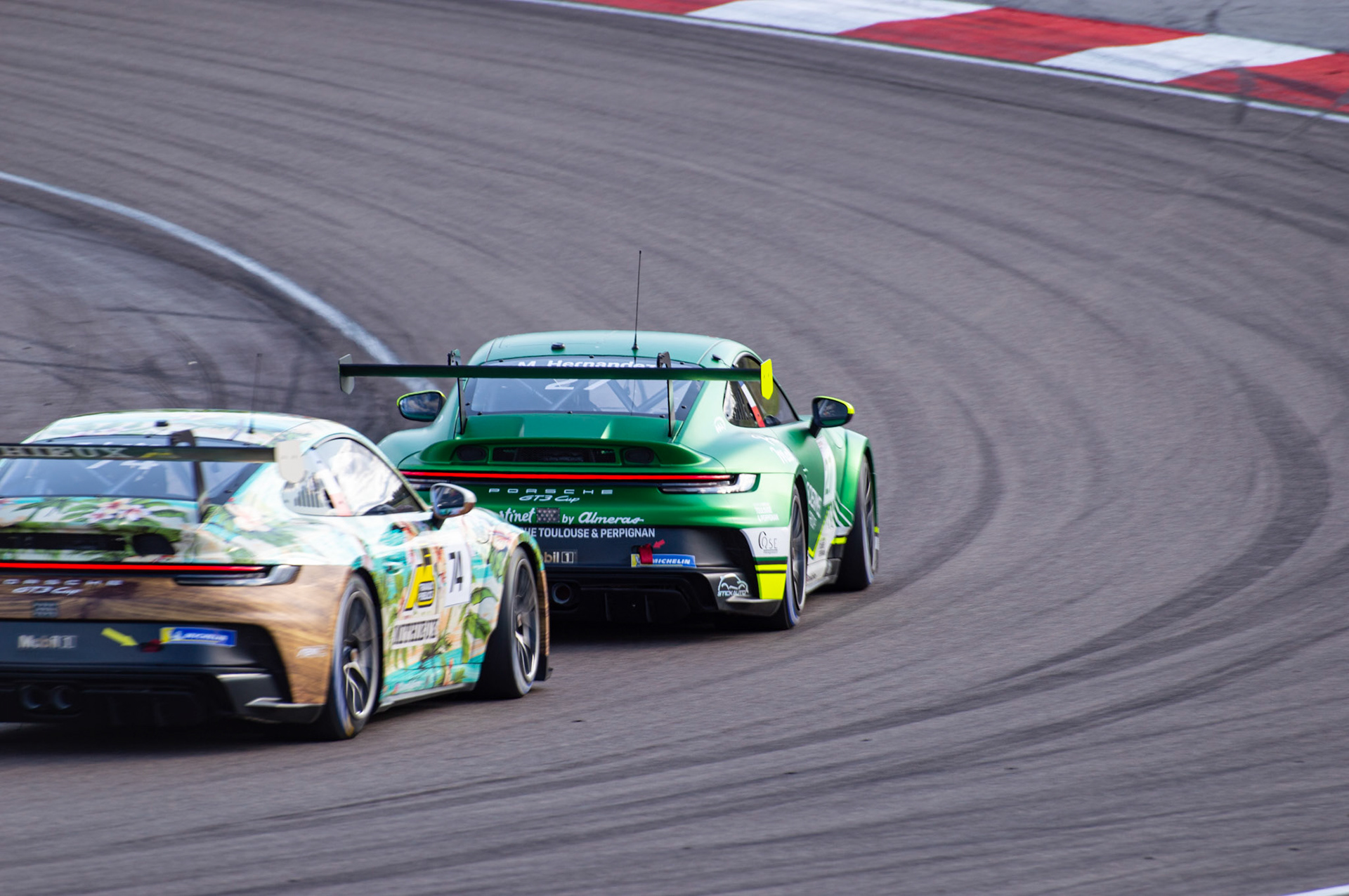 Green Porsche