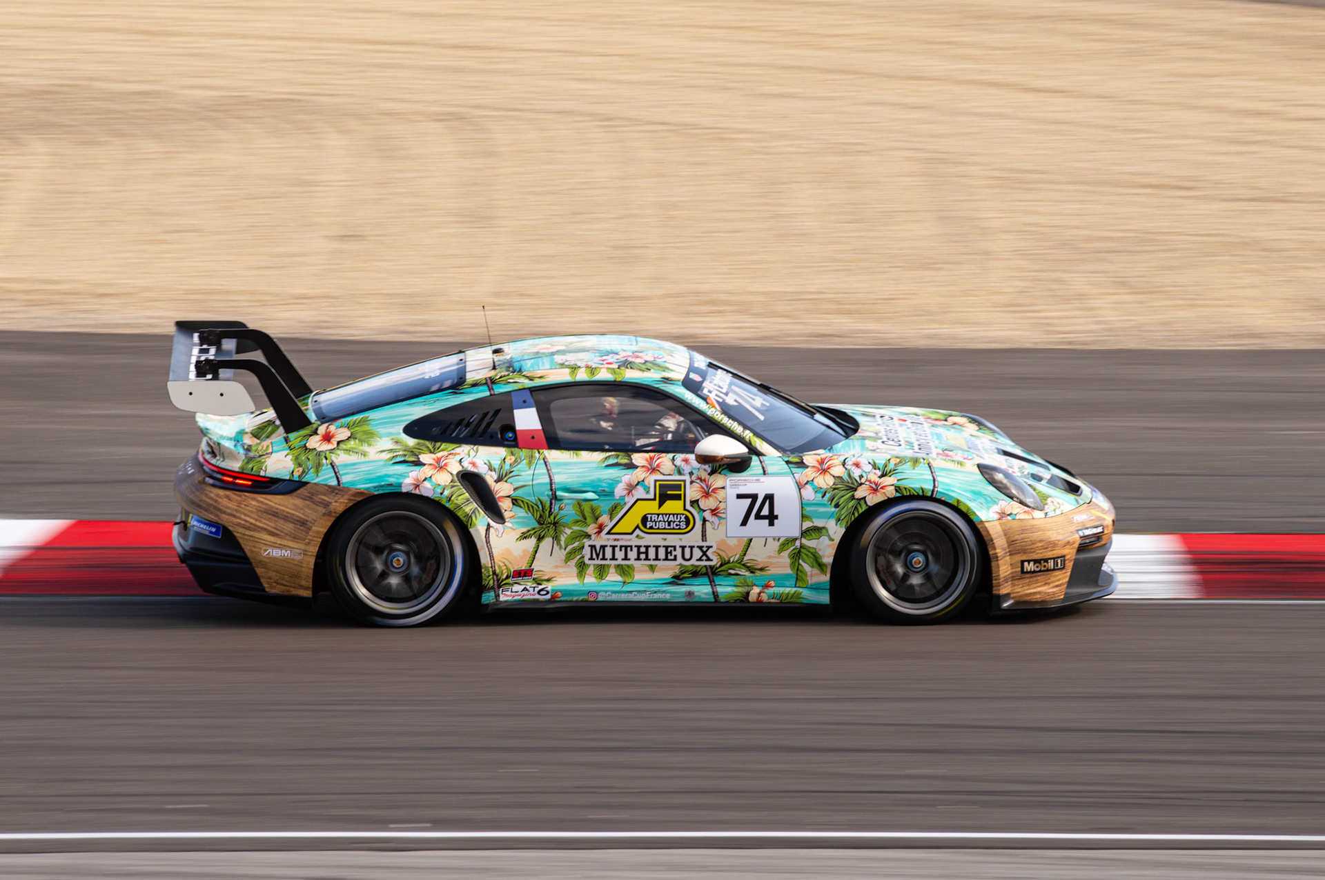 Porsche en pleine puissance