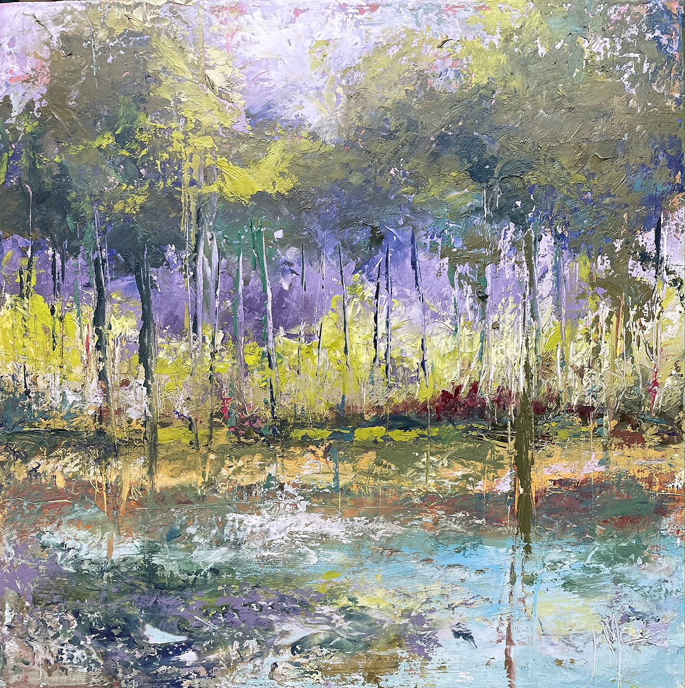 Spring View, 16" x 20", oil