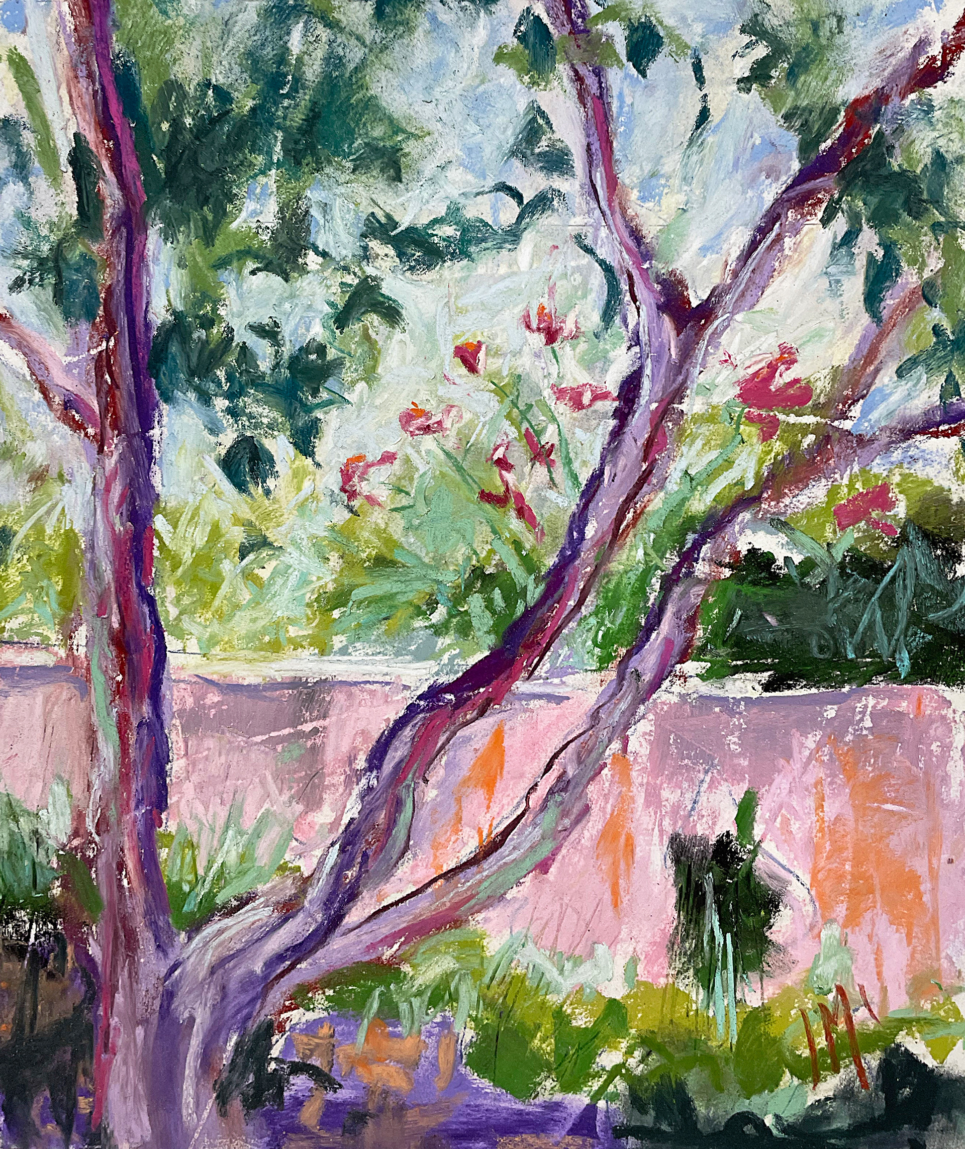 Dayglow Time, 8" x 10", pastel