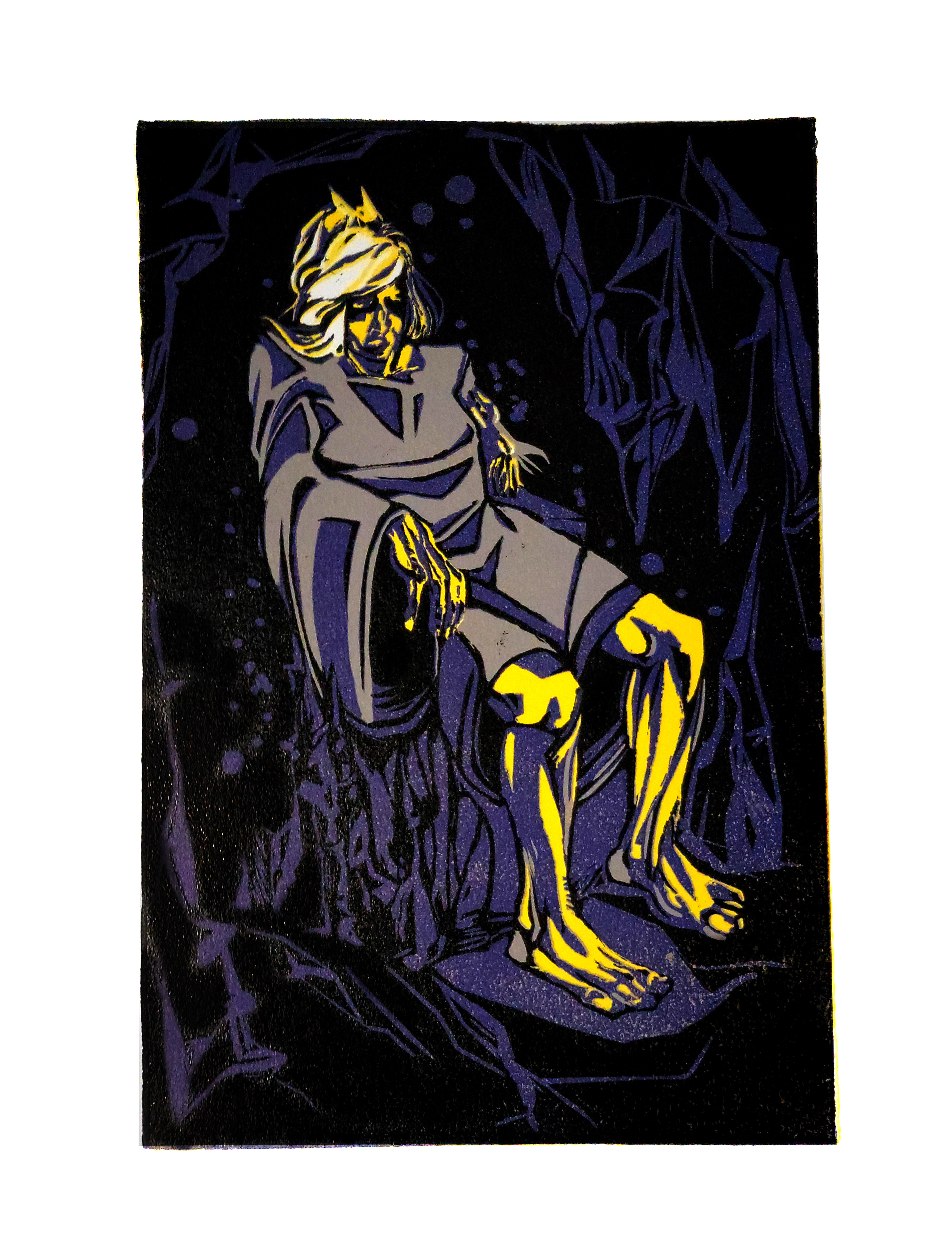 Forgotten King (Relief Printing)