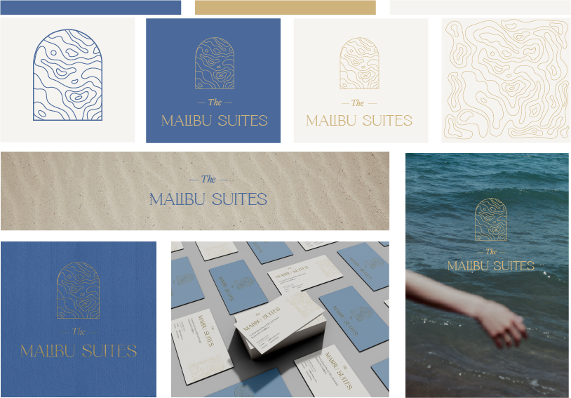 The Malibu Suites branding