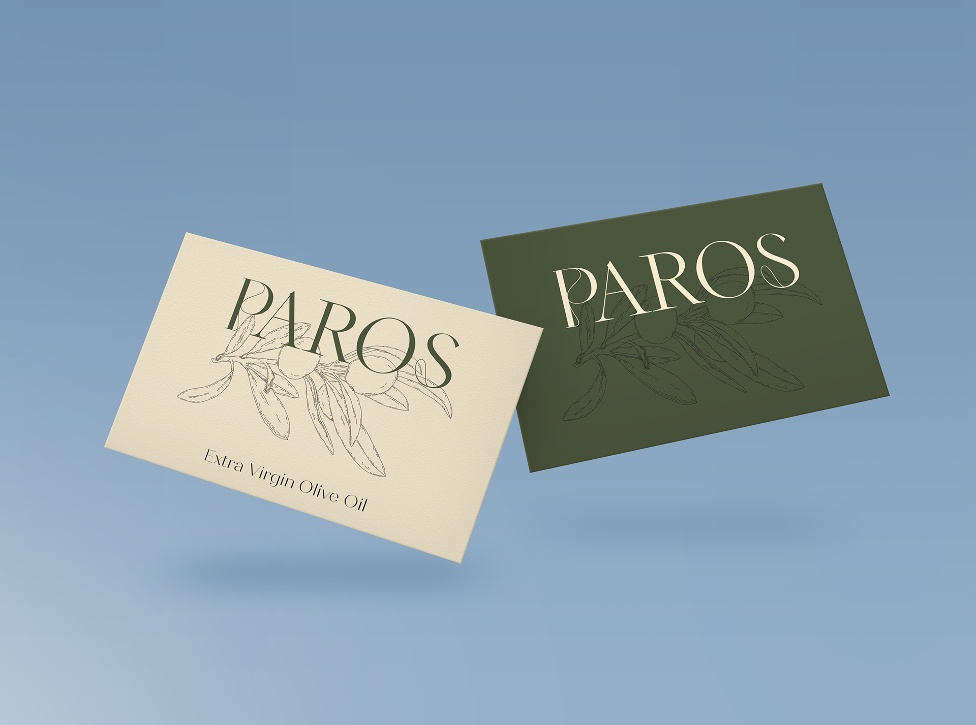 PAROS business cards mock-up