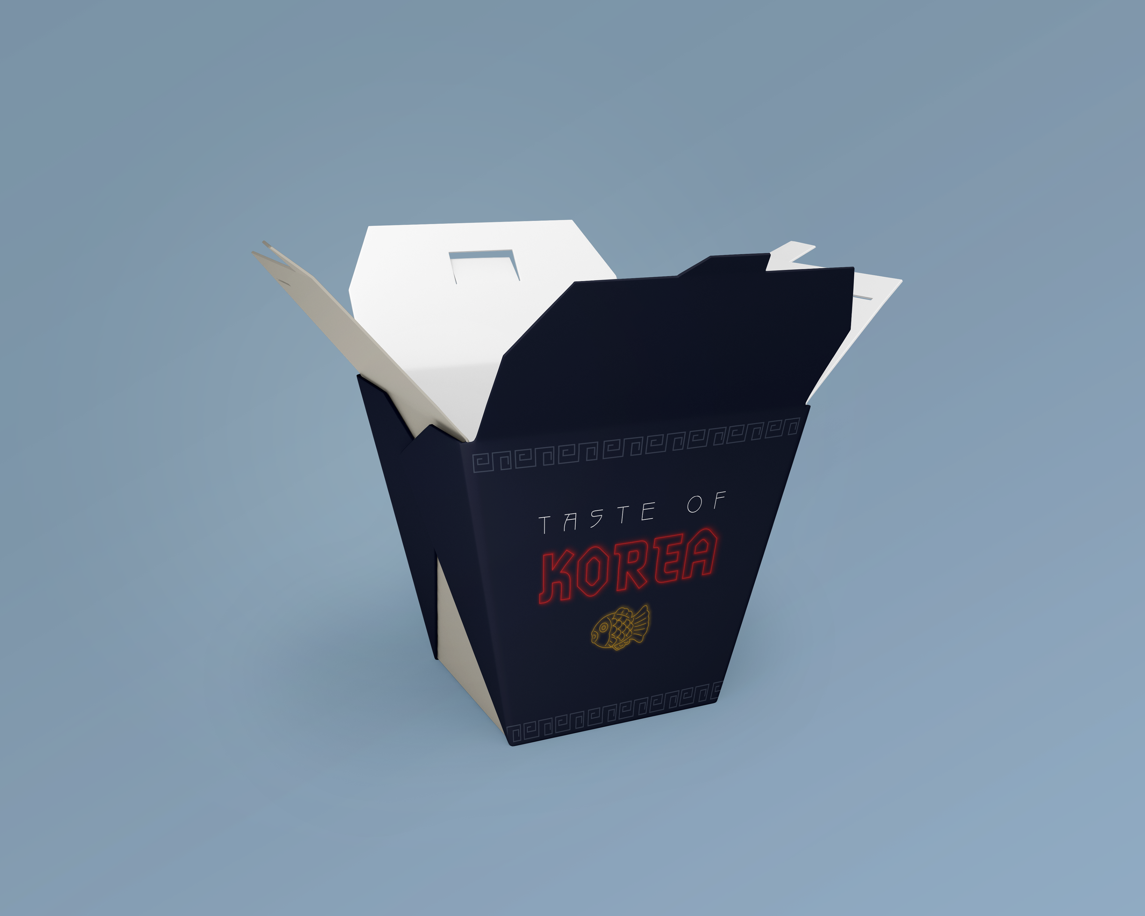 Taste of Korea packaging mock-up