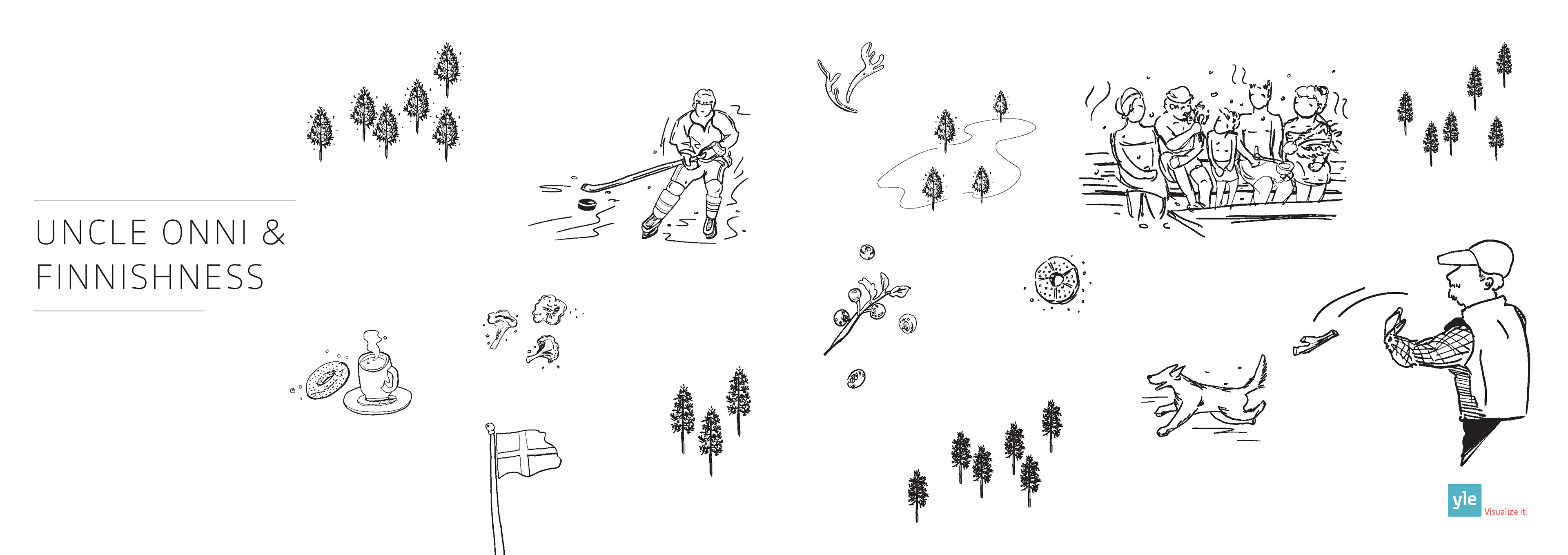 Uncle Onni concept for YLE, Finnish broadcasting corporation
