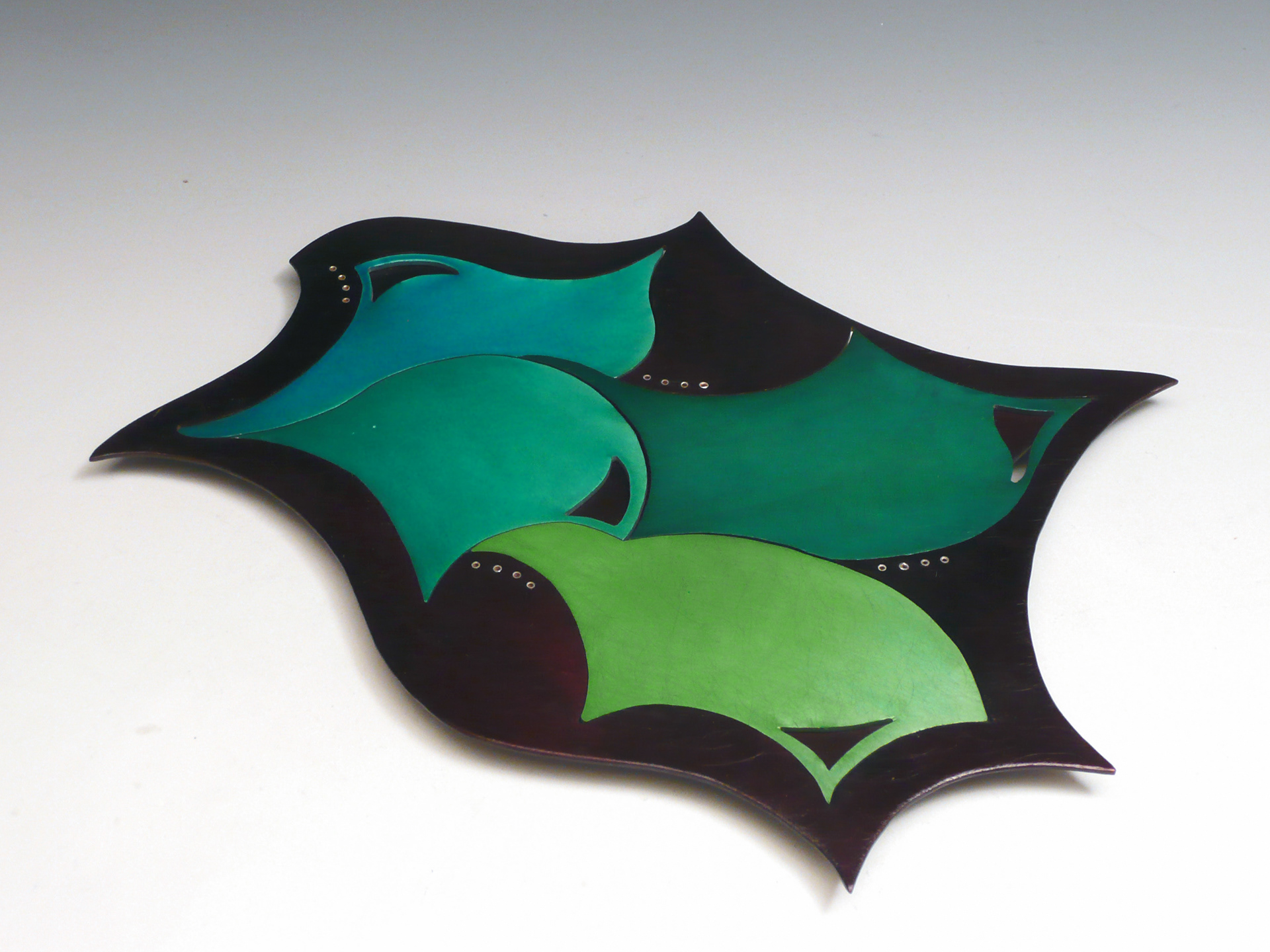 Tray Puzzle Piece Coasters | Anodized Aluminum, Silver