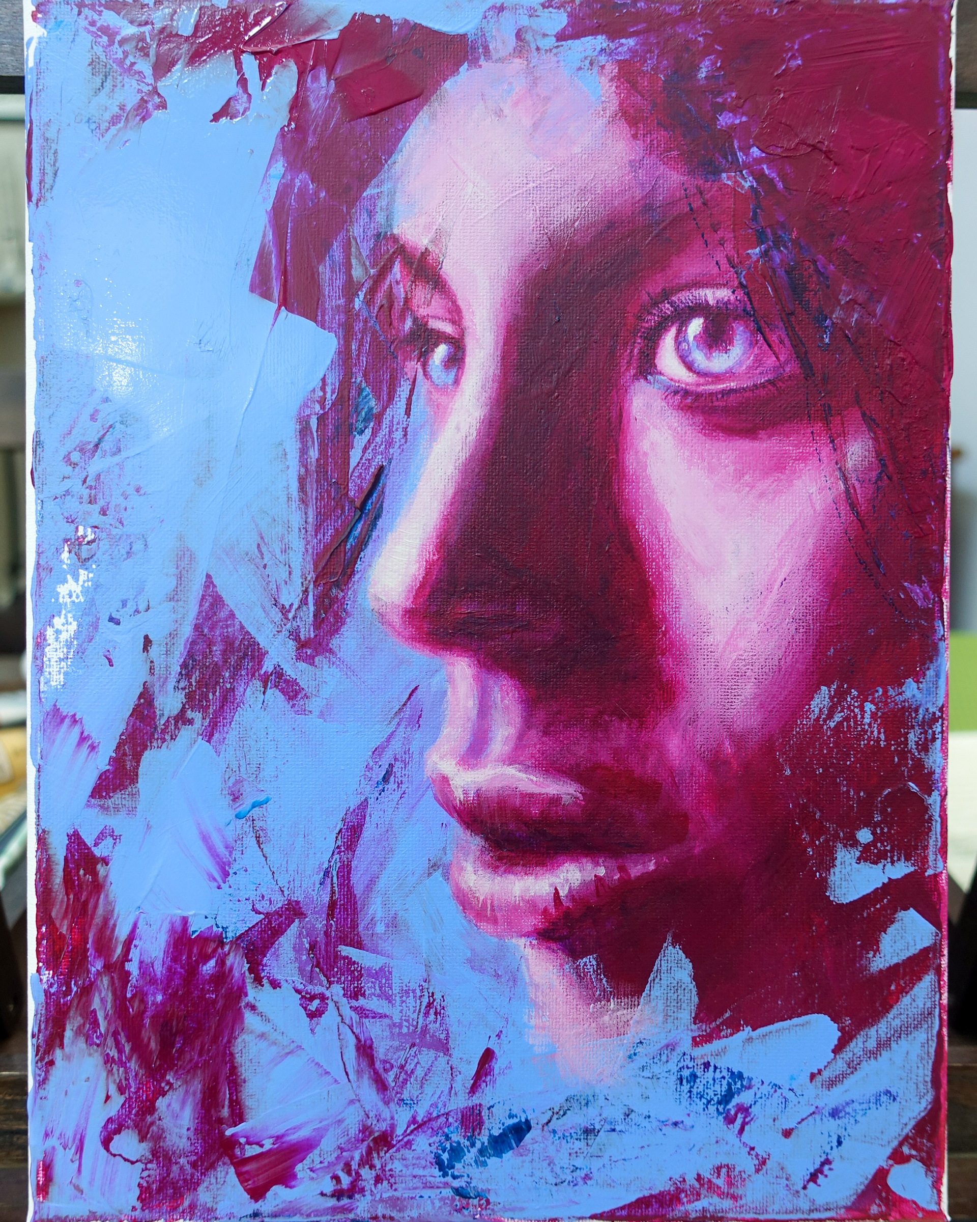 Neon Future | 9 x 12 | Acrylic | Original Available