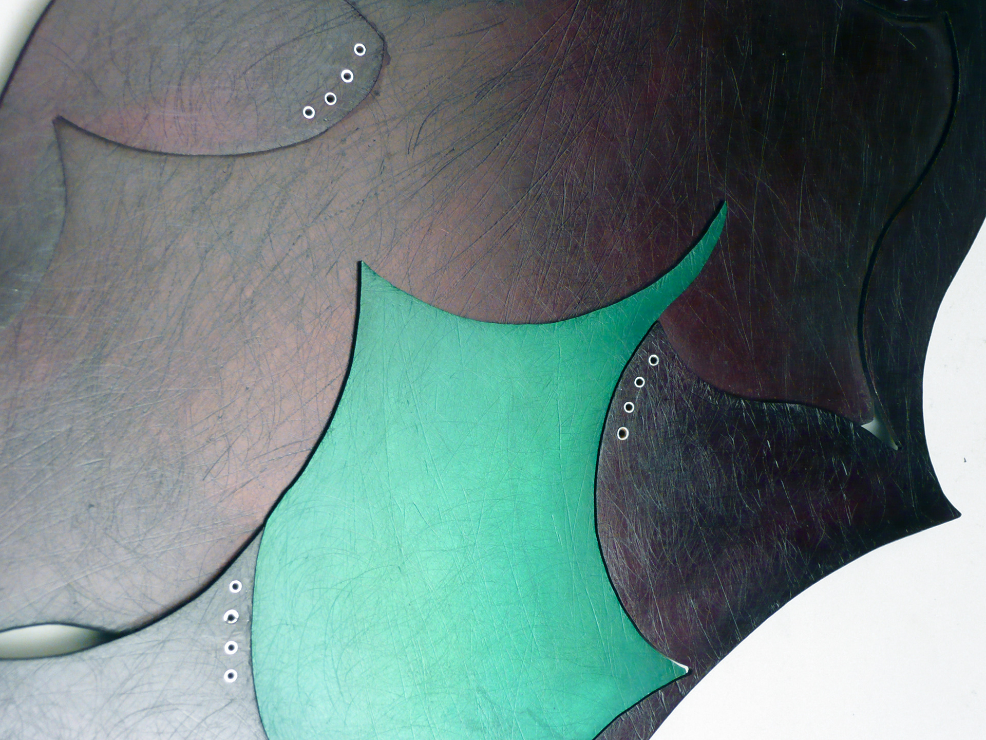 Tray Puzzle Piece Coasters | Anodized Aluminum, Sliver