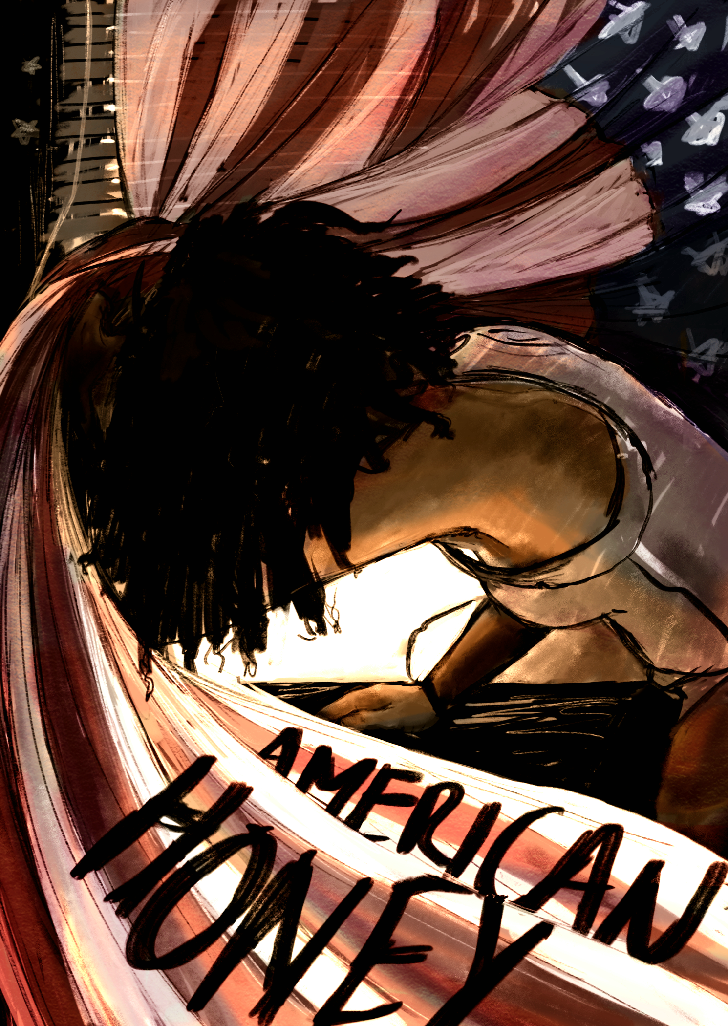 Personal project: Movie poster for American Honey (2016)