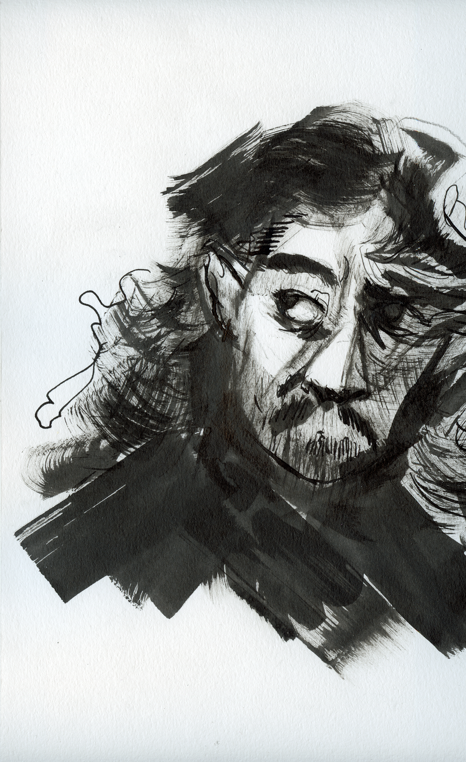 Conceptual ink sketch