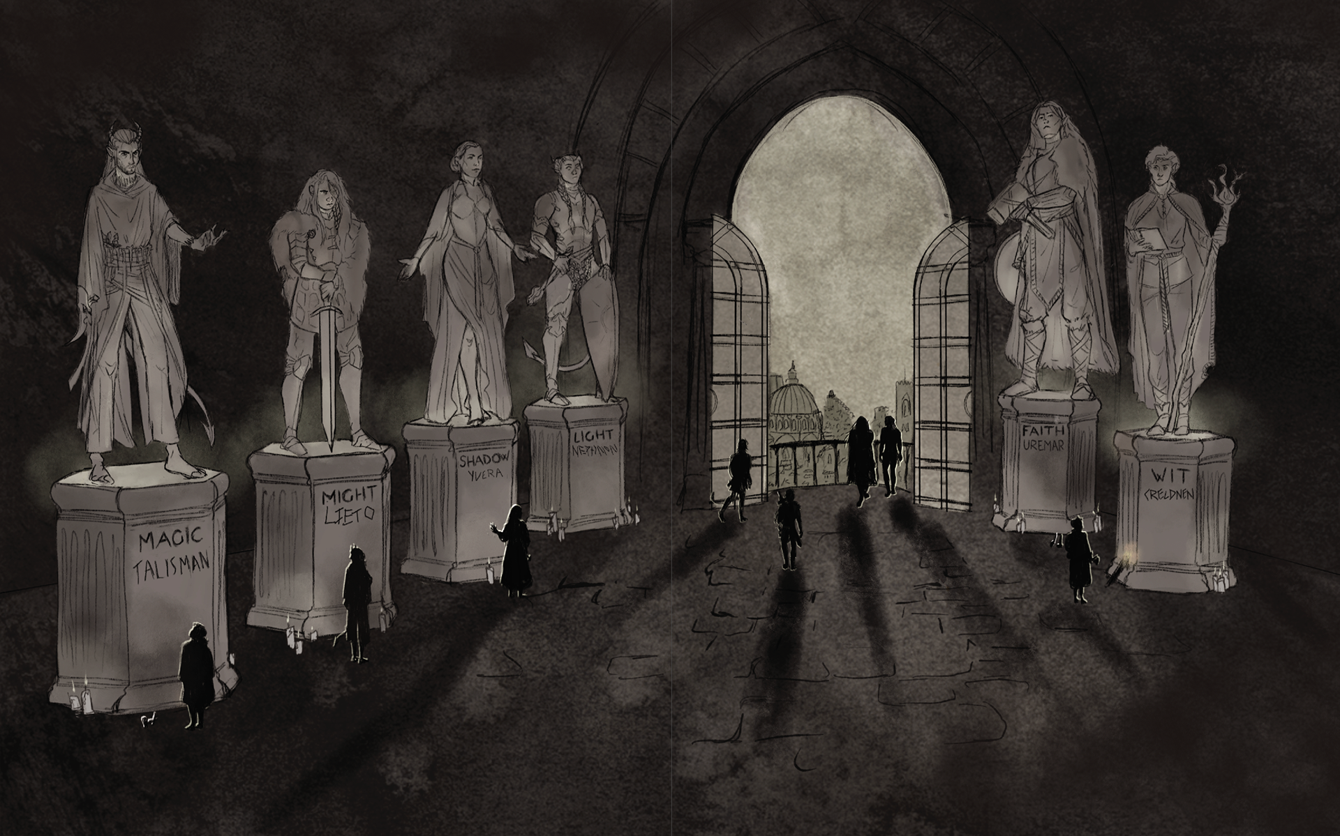 After lots of iteration-- the final spread