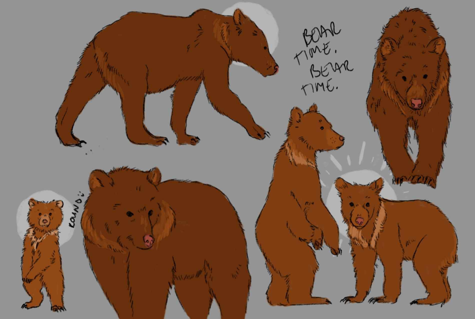 Some bears (digital study)