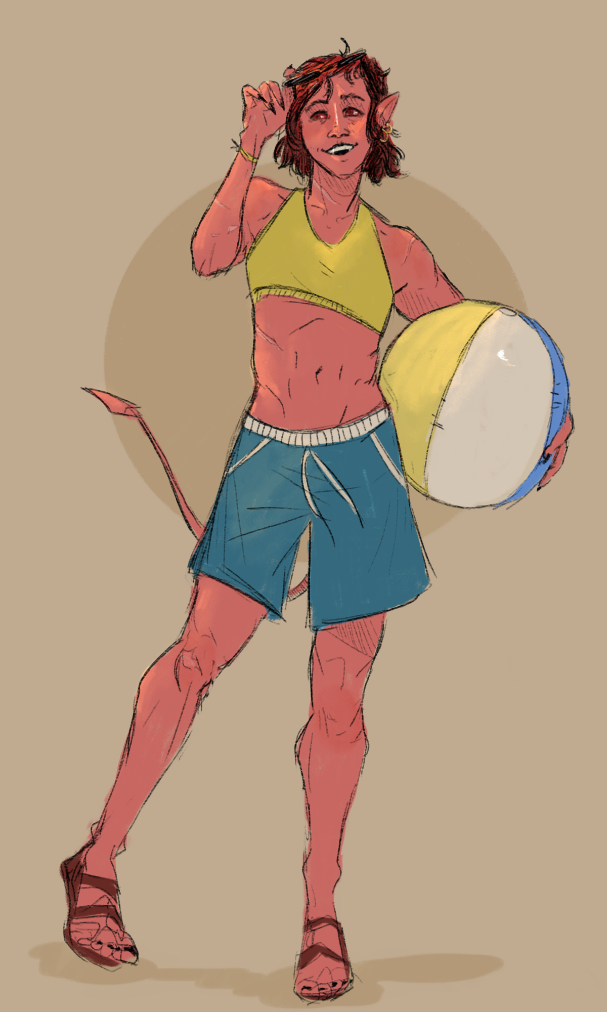 Fantasy character portrait