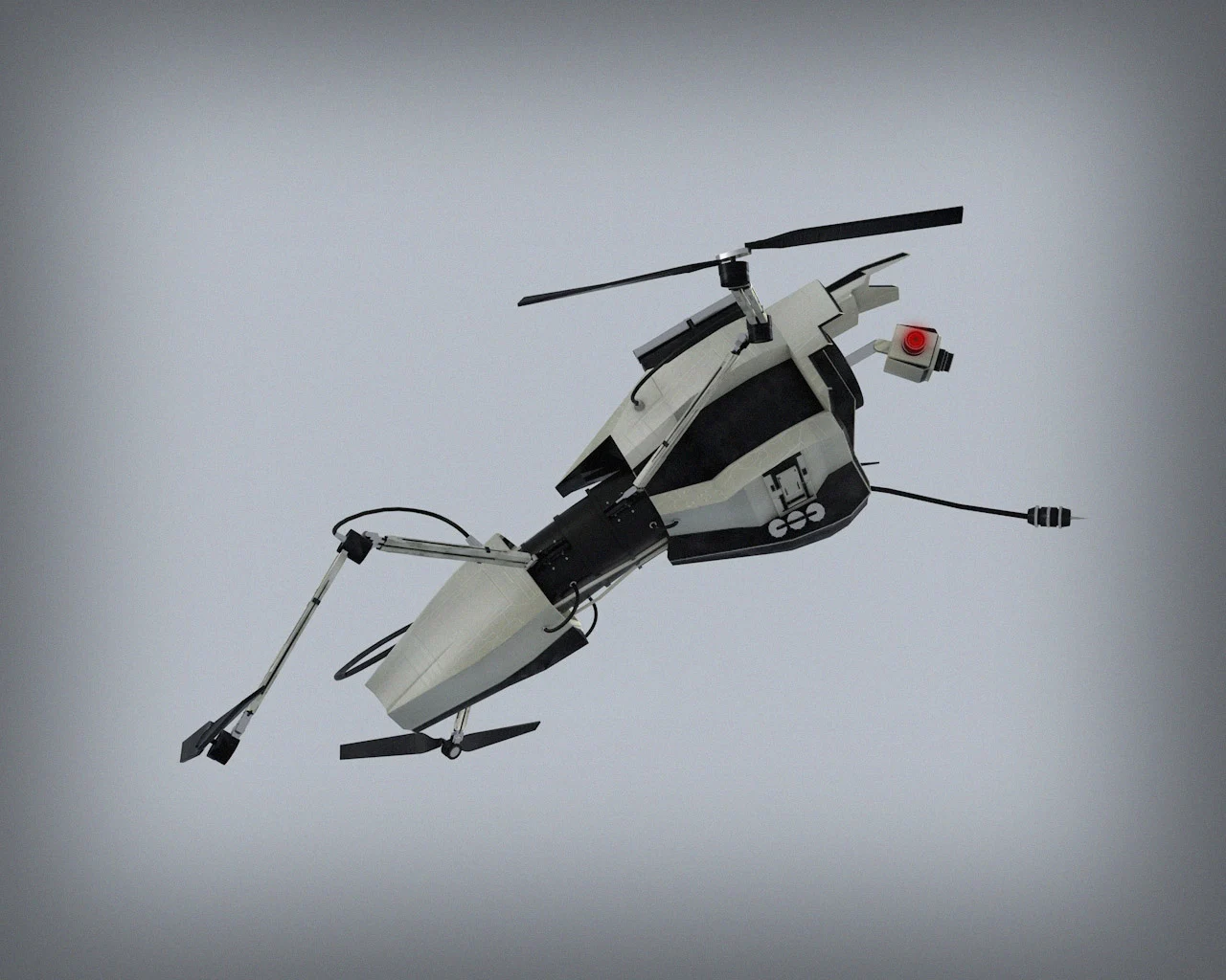 Mechanical Organism - Bat Drone, Side