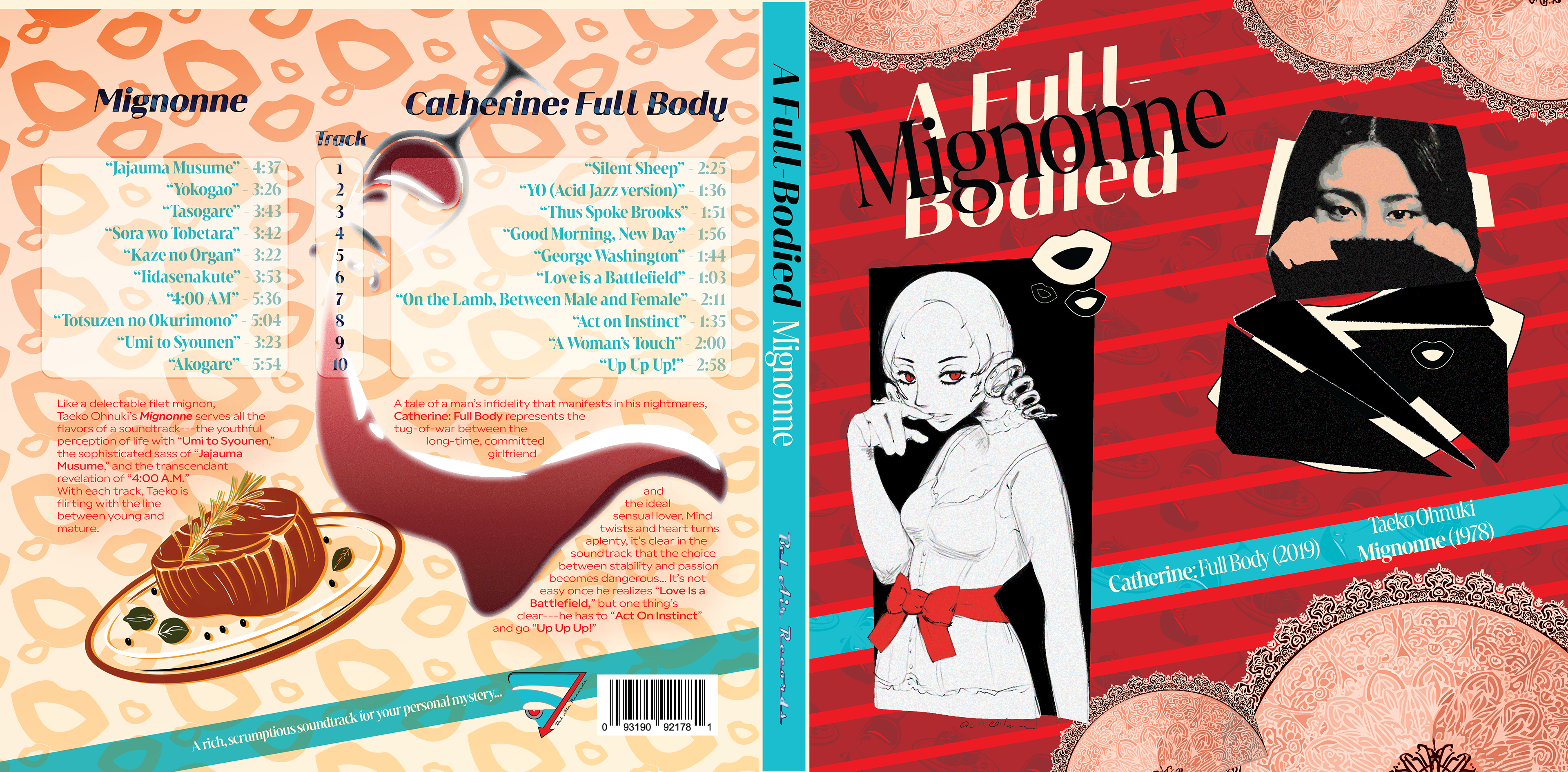 Album Cover Crossover between Taeko Ohnuki and Catherine: Full Body