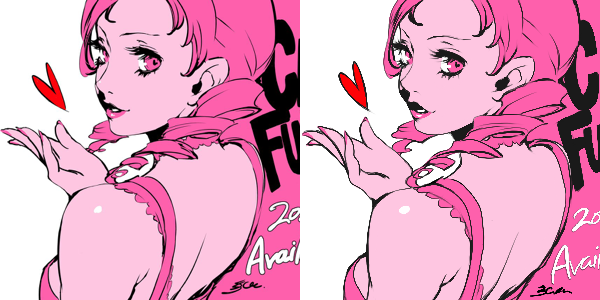 Catherine (Full Body) Left side: Shigenori Soejima | Right side: My replication