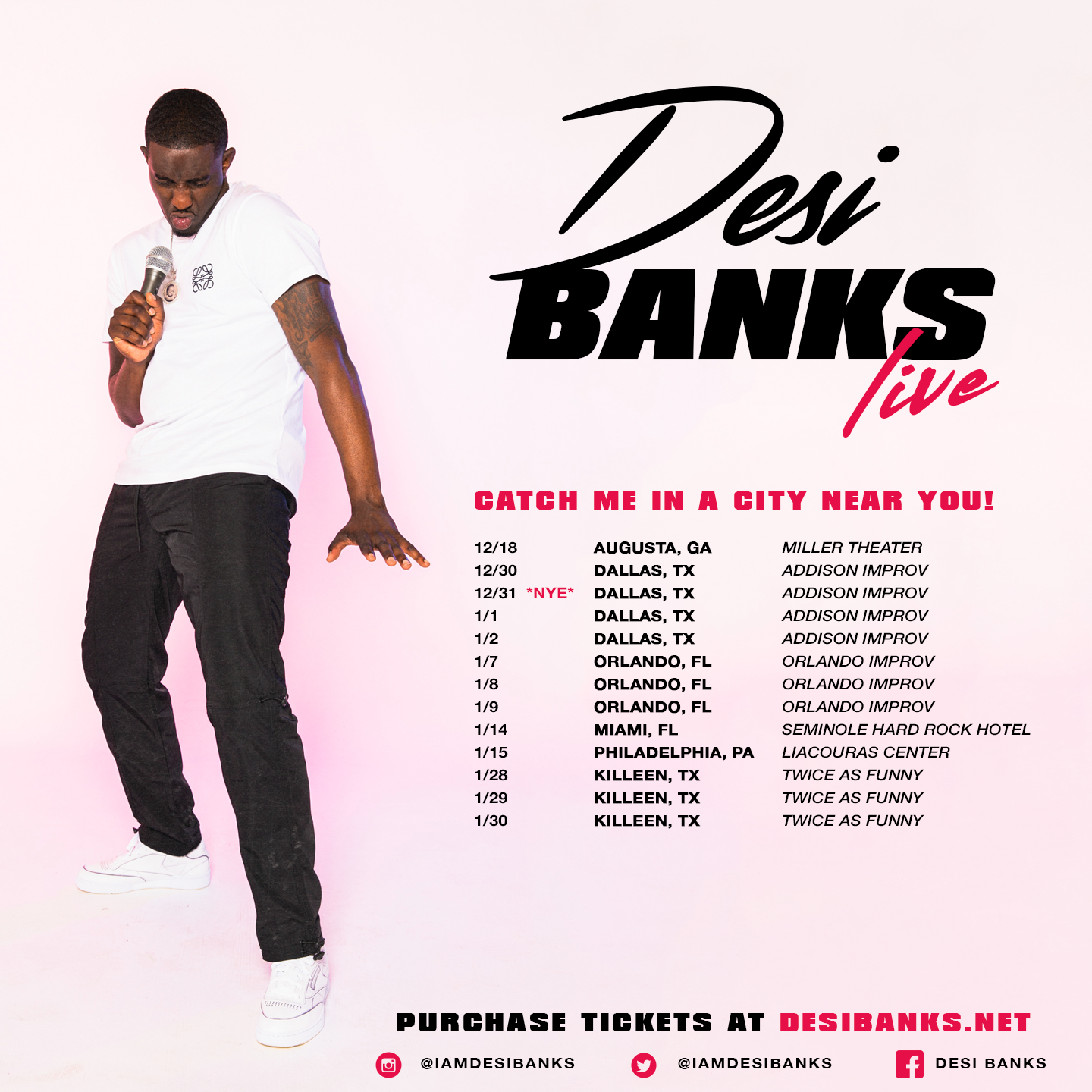 desi banks tour greenville sc