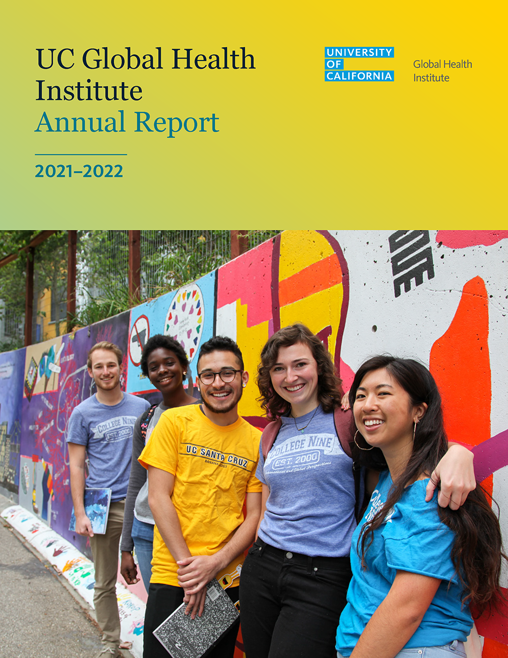 Cover of UC Global Health Institute Annual Report, 2021–2022