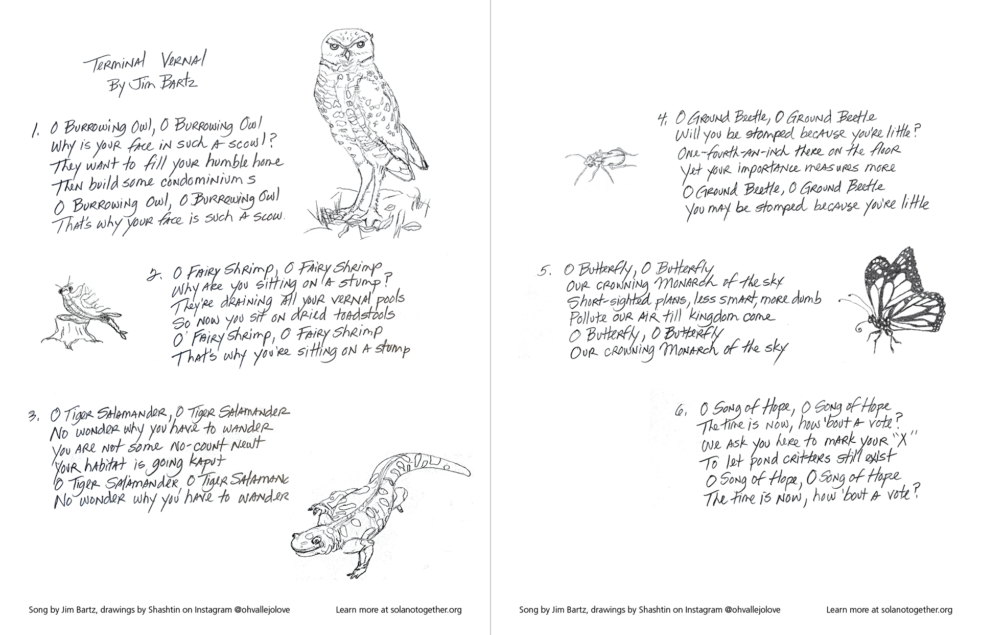 Song by Jim Bartz and illustrations by Kerstin Svendsen